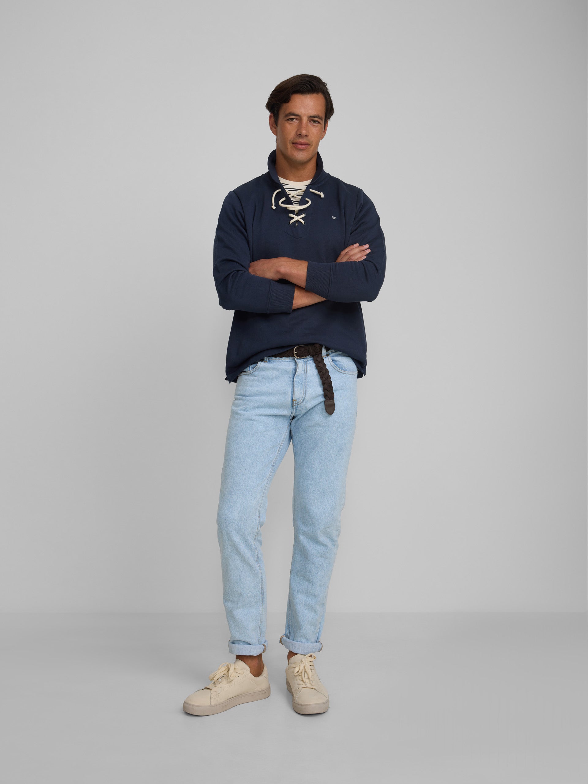 Sudadera nautica cruise azul marino