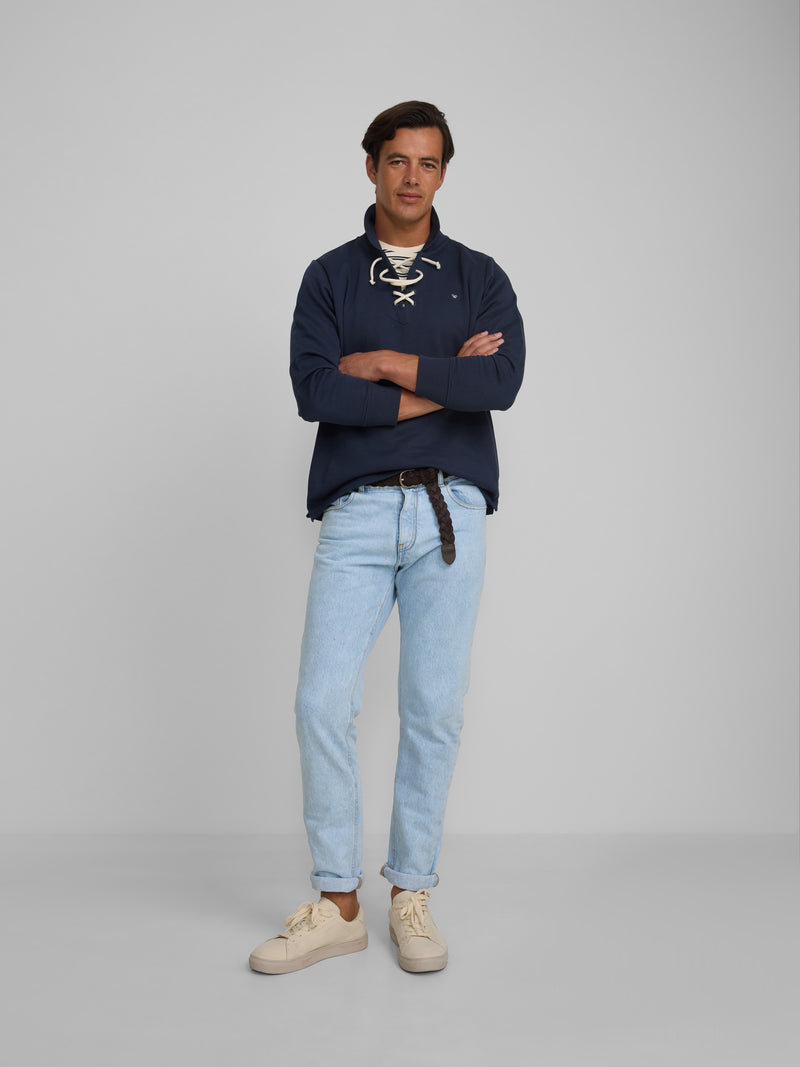 Nautical cruise navy blue sweatshirt