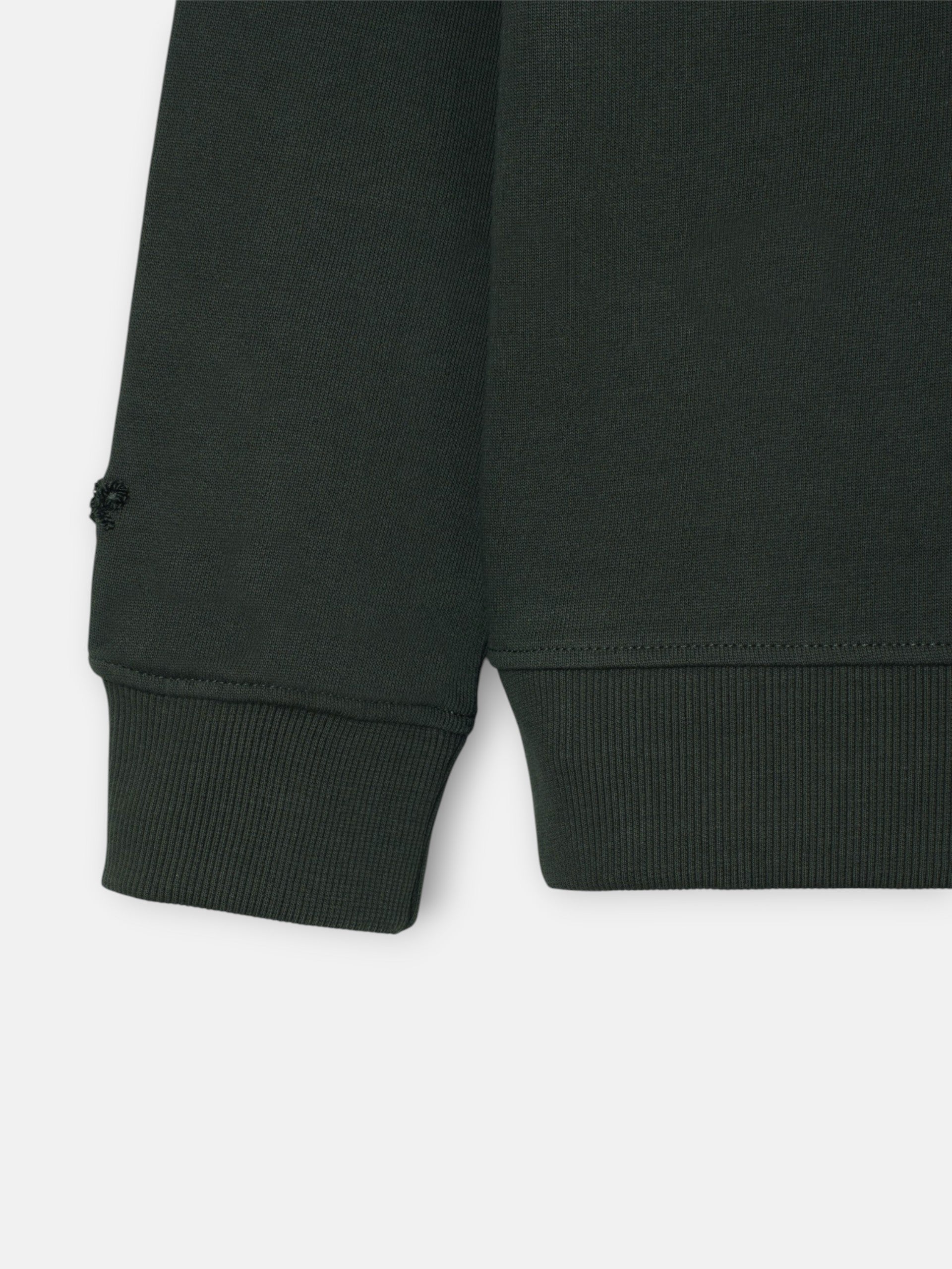 Sudadera bolsillo etiqueta khaki