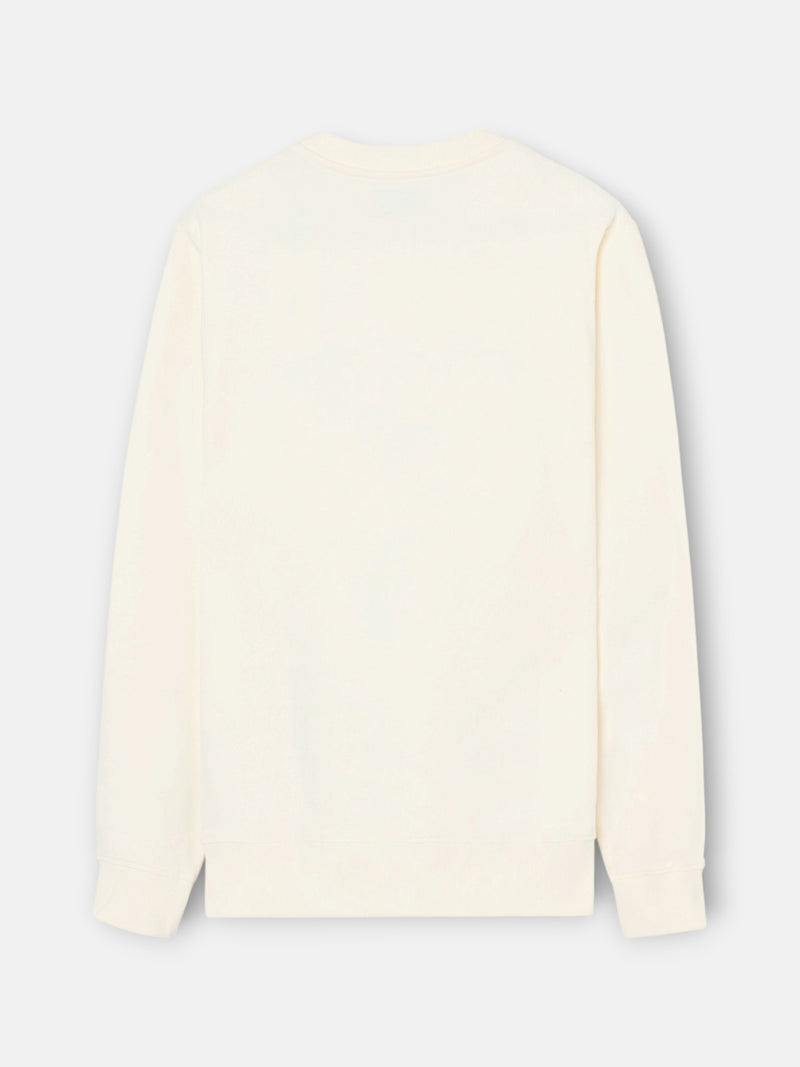 Sudadera bordado classics in style crema