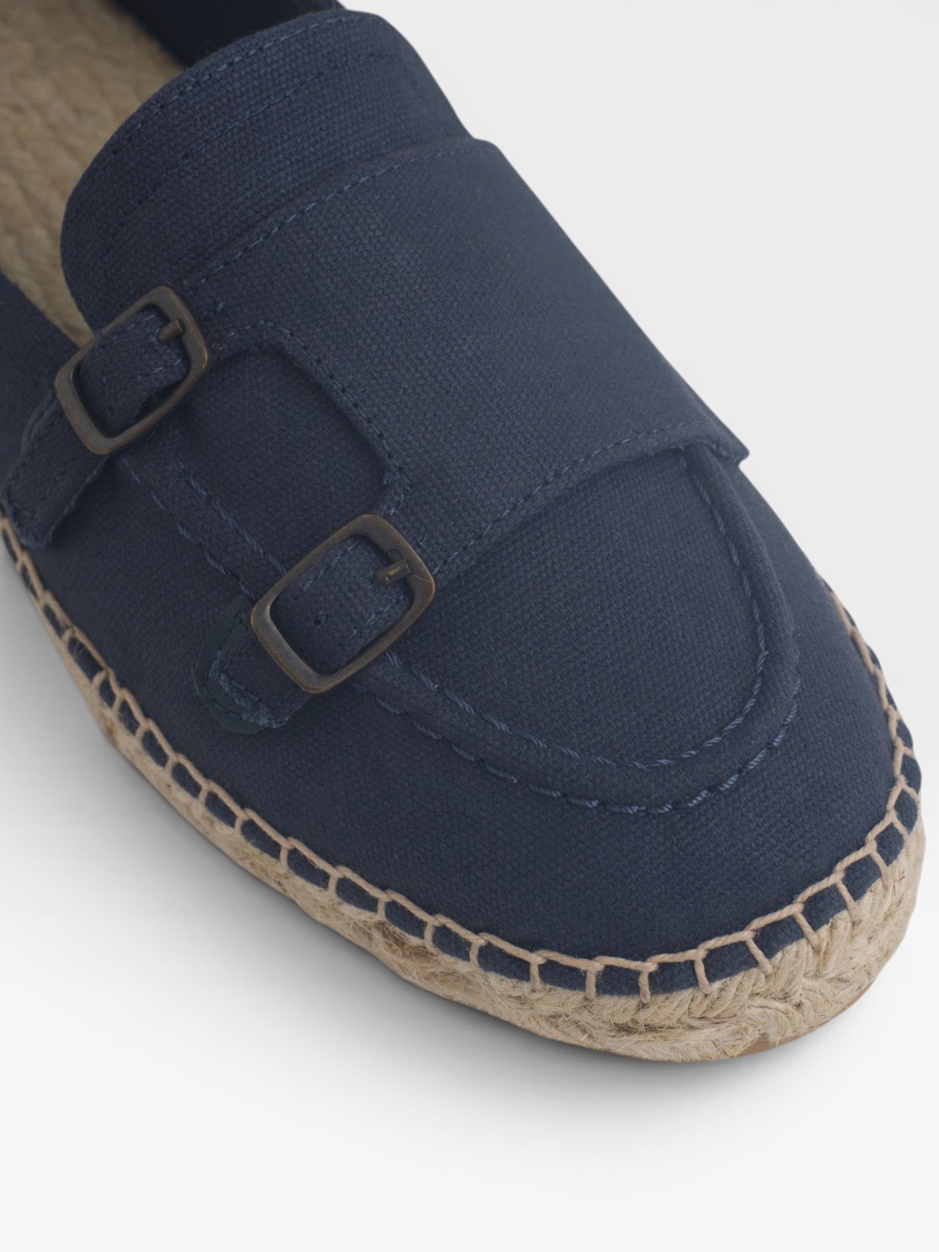 Espadrille à boucle bleue
