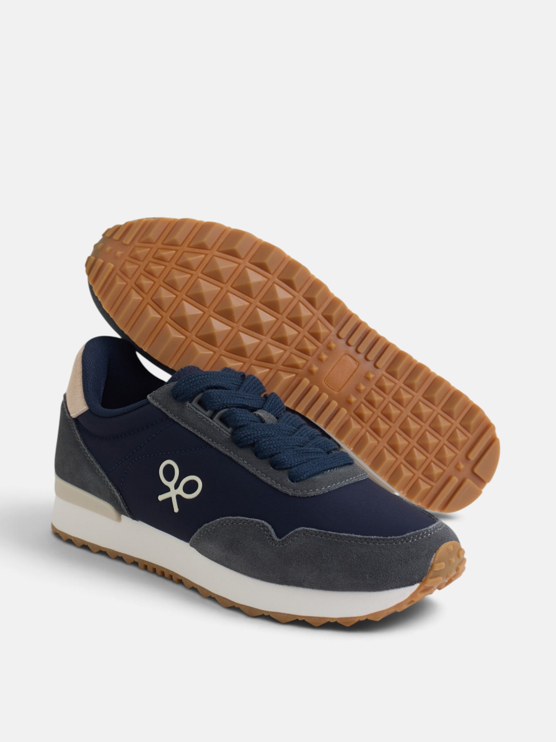 Zapatilla running relax azul marino