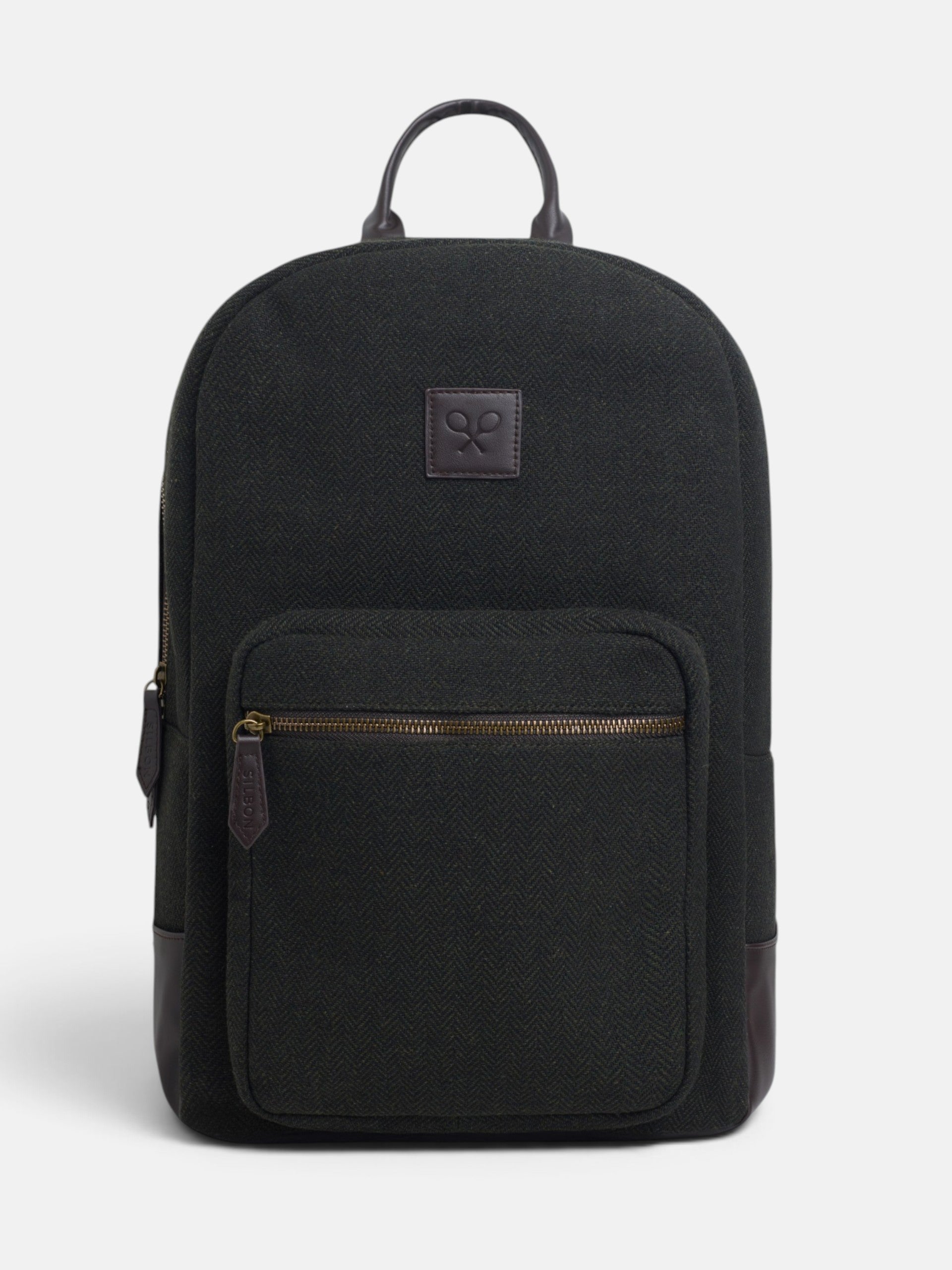Mochila tejido espiga verde