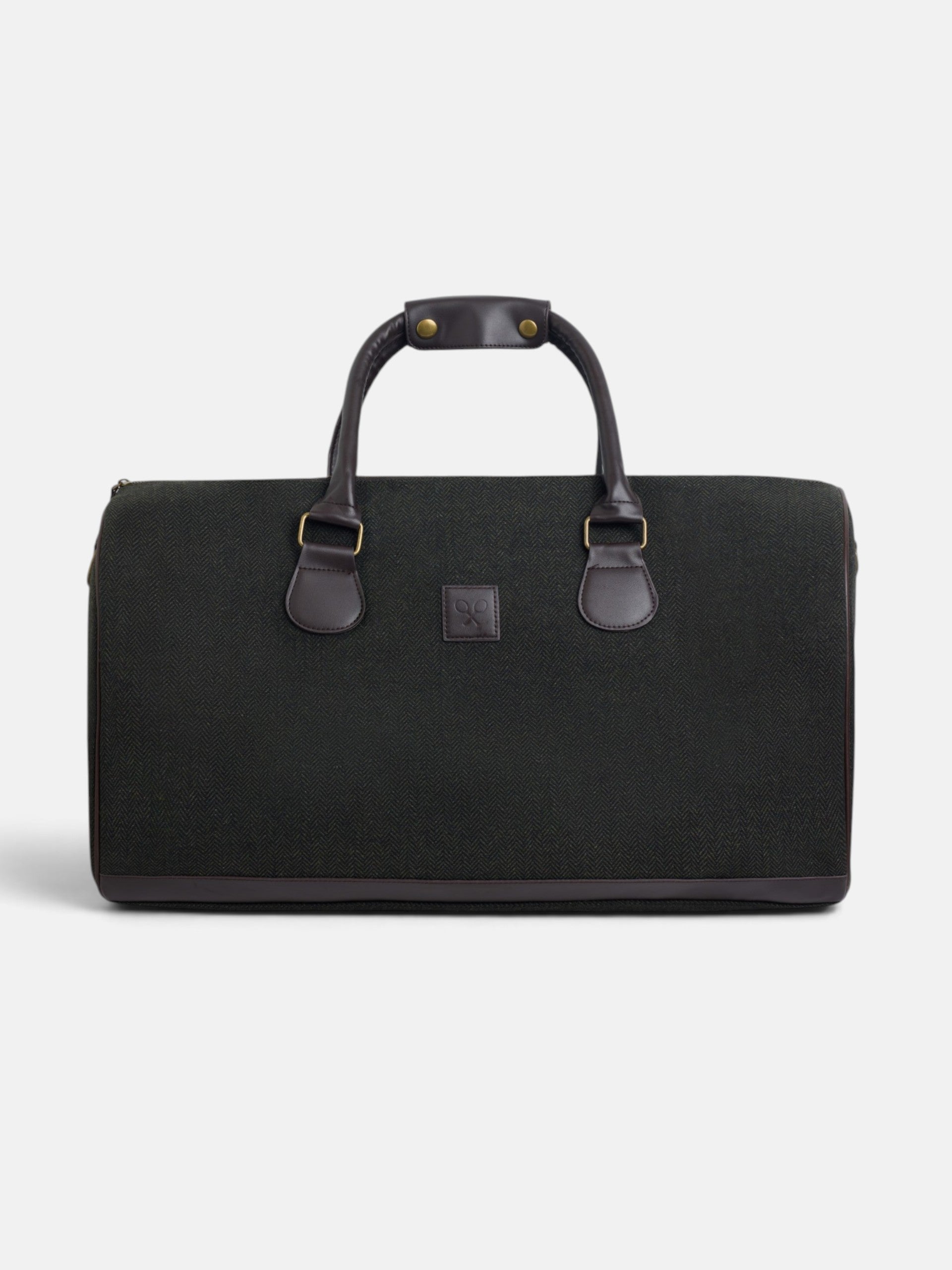 Bolsa de viaje tejido espiga verde