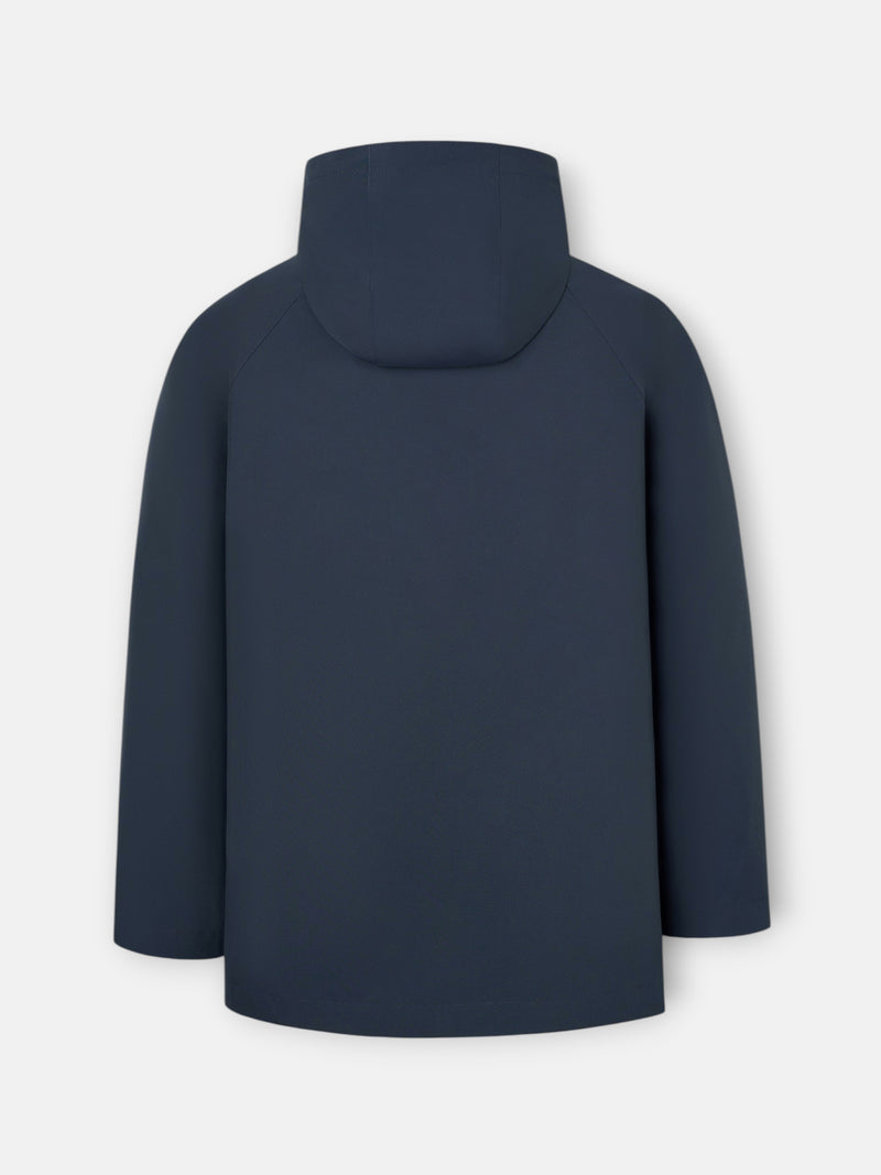 Cortavientos tecnico azul gris