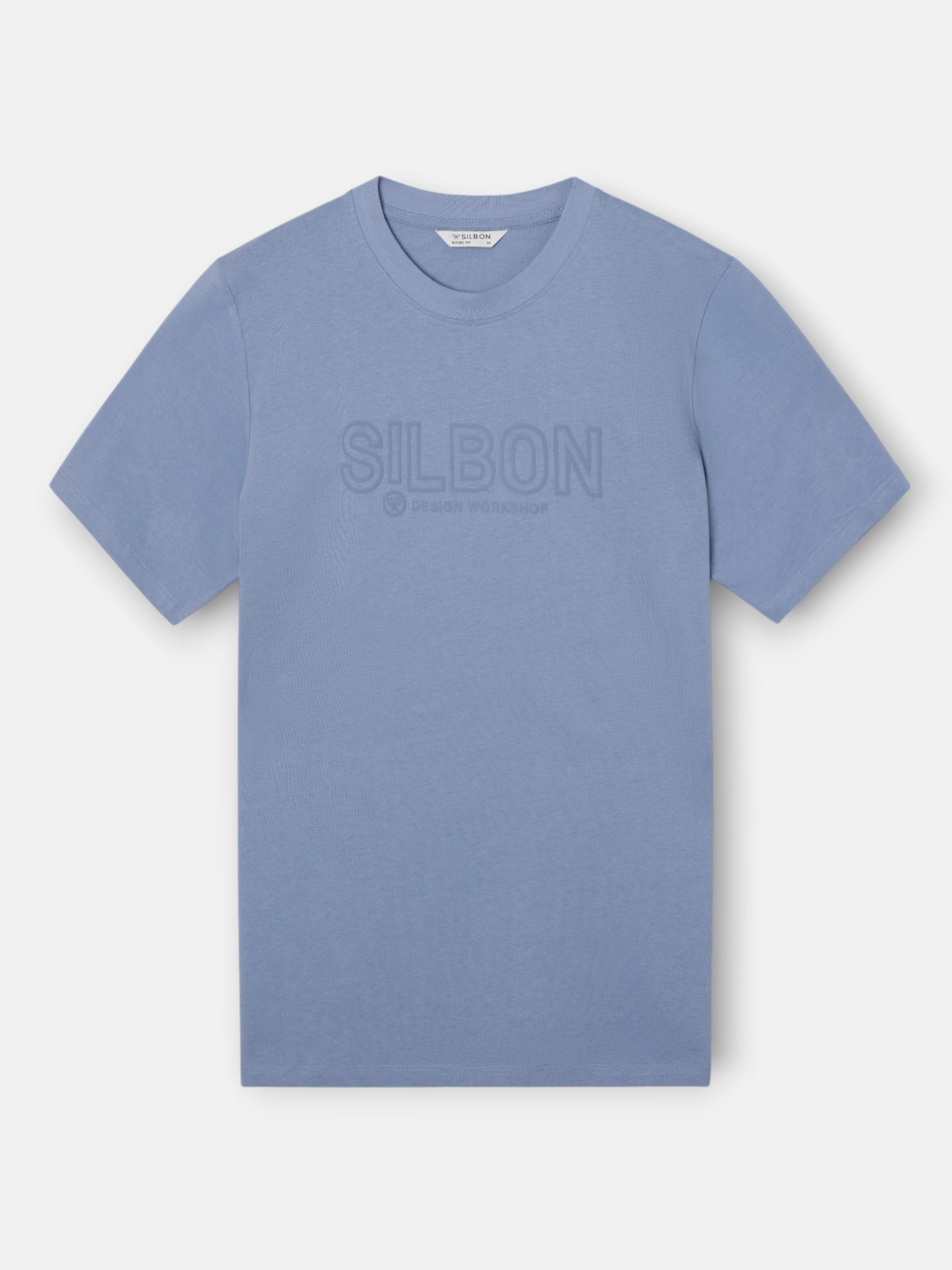 Camiseta design workshop azul marino