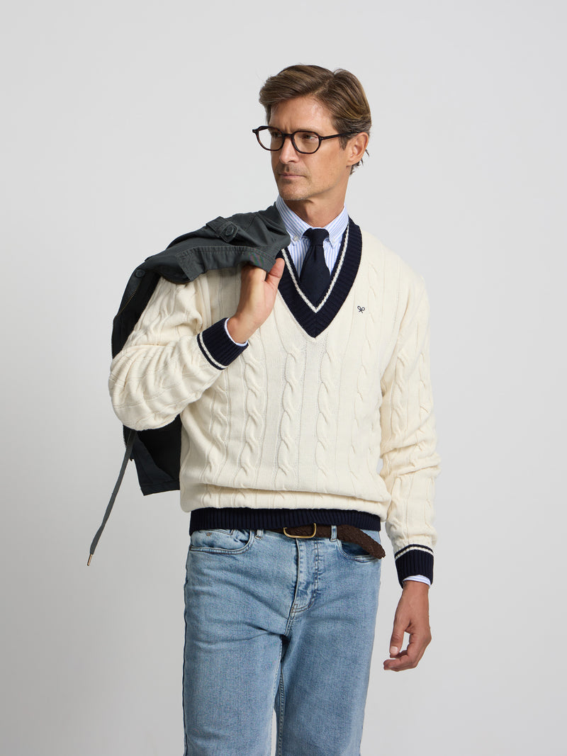 Pull college beige