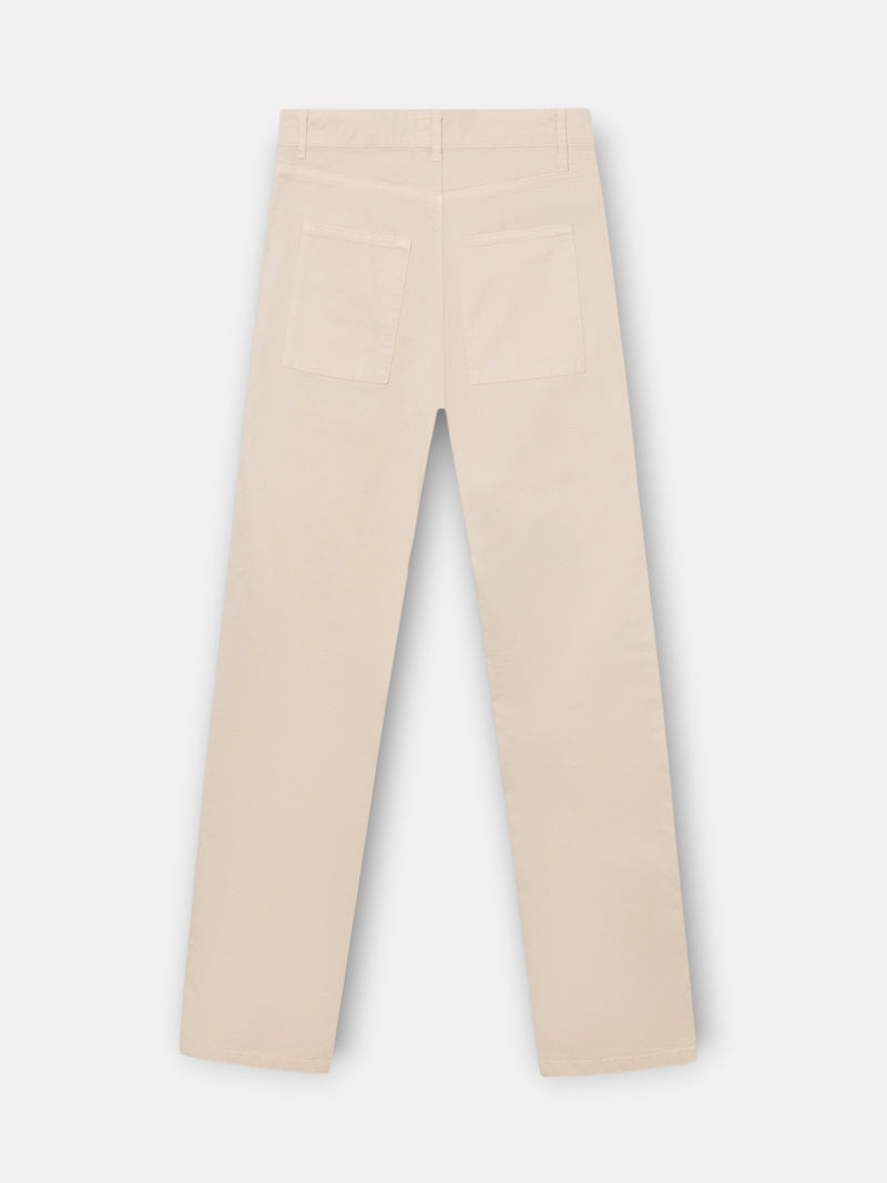 Pantalon sport carpintero parche beige