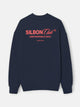 Sudadera relaxed fit silbon club azul marino