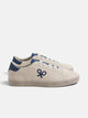 Zapatilla serraje desgastada beige