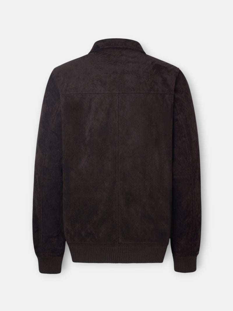 Brown suede jacket