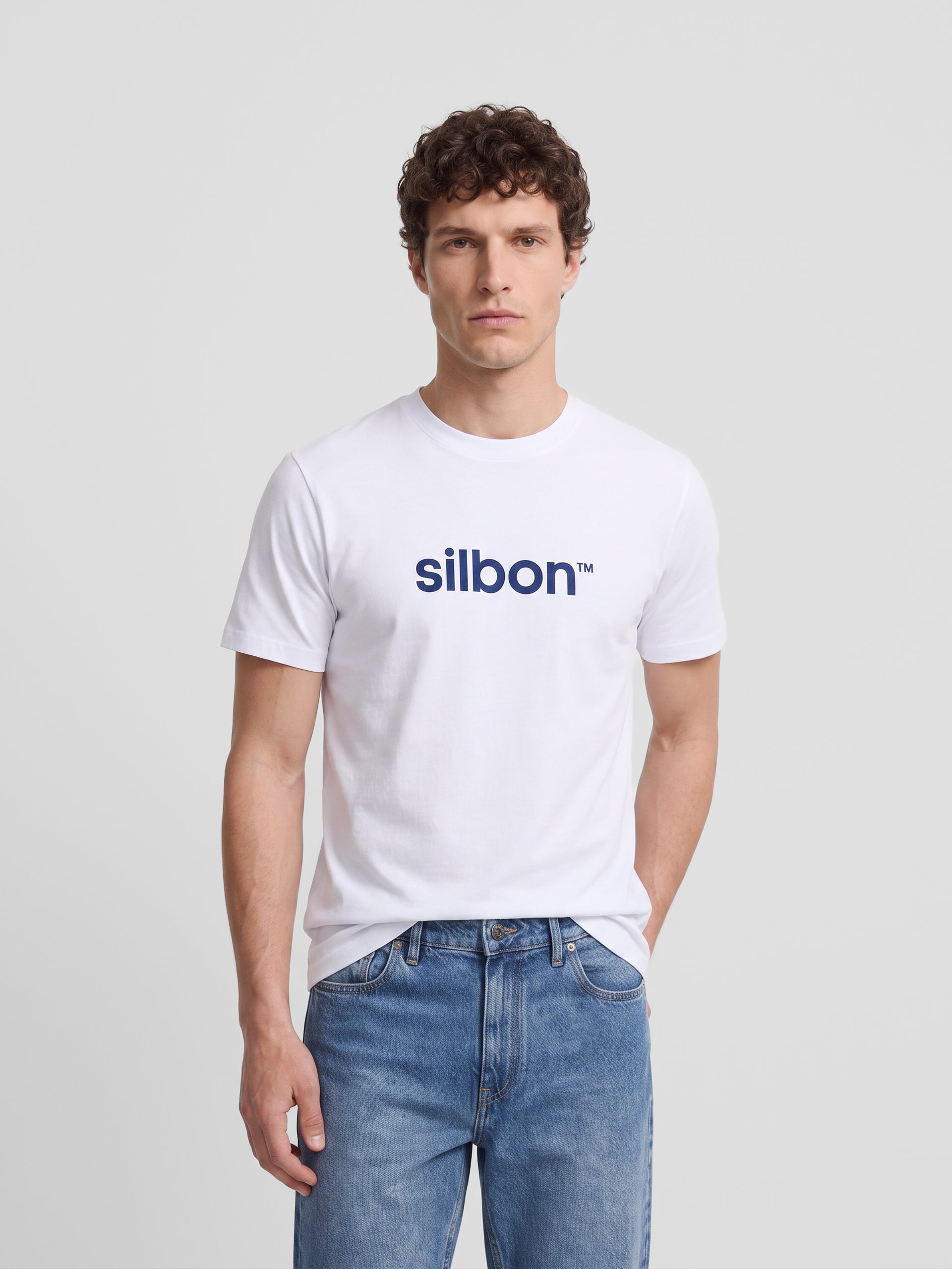 Camiseta Silbon flock blanca