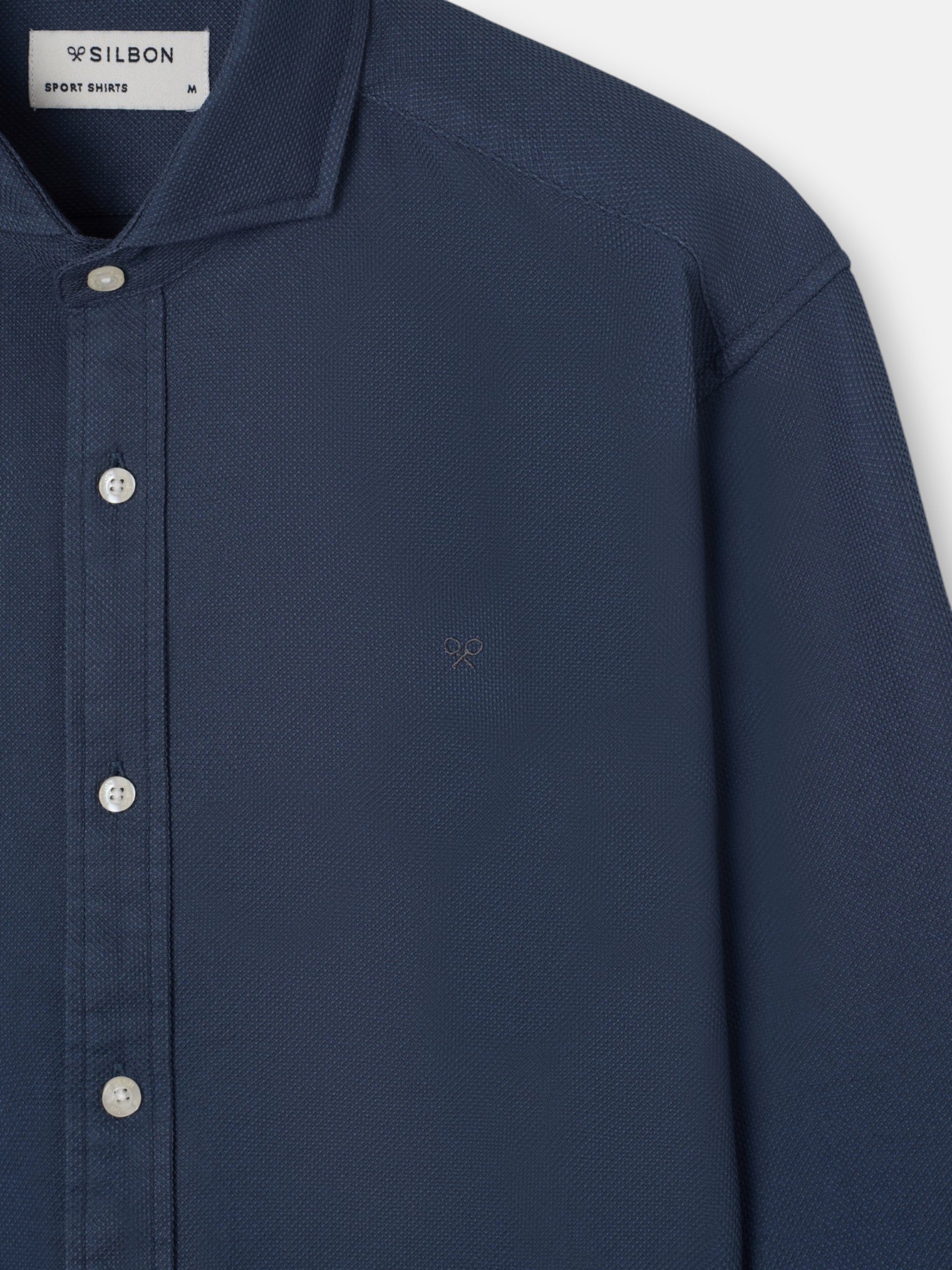 Camisa sport estructura navy