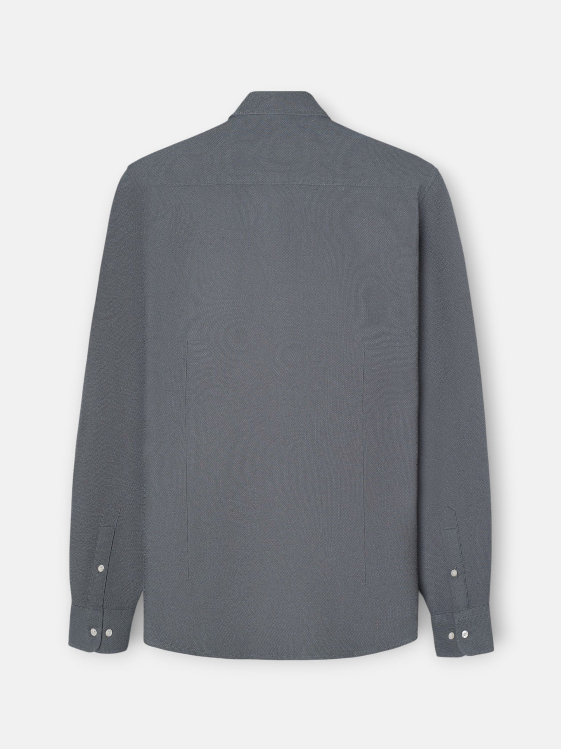 Camisa sport estructura verde oscuro