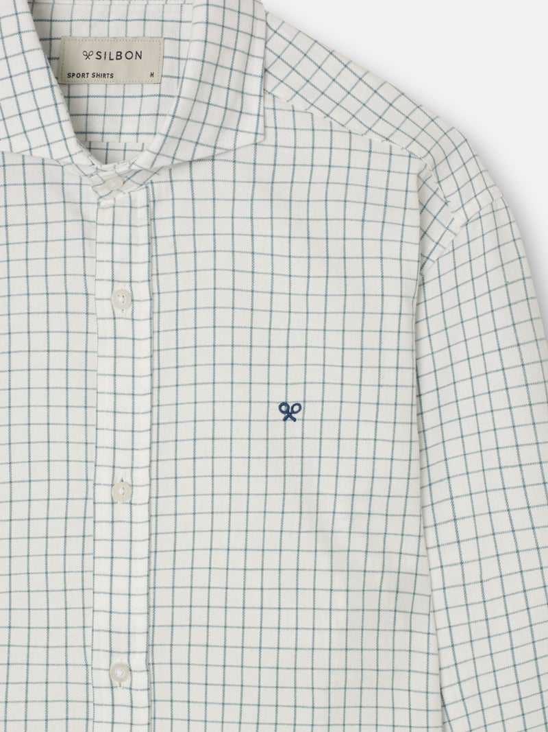 Camisa sport warm cuadros verdes