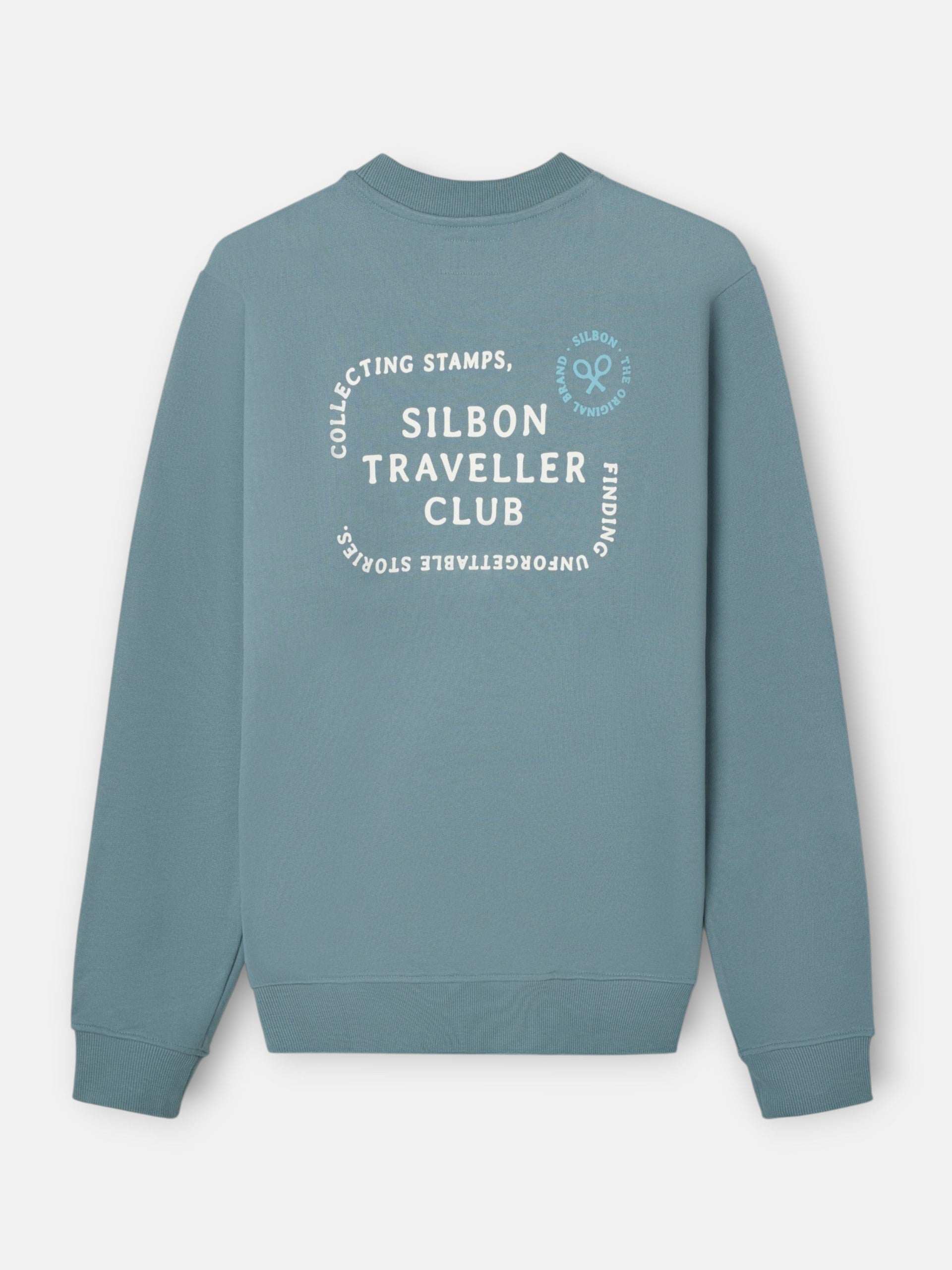 Sweat-shirt traveller club pétrole