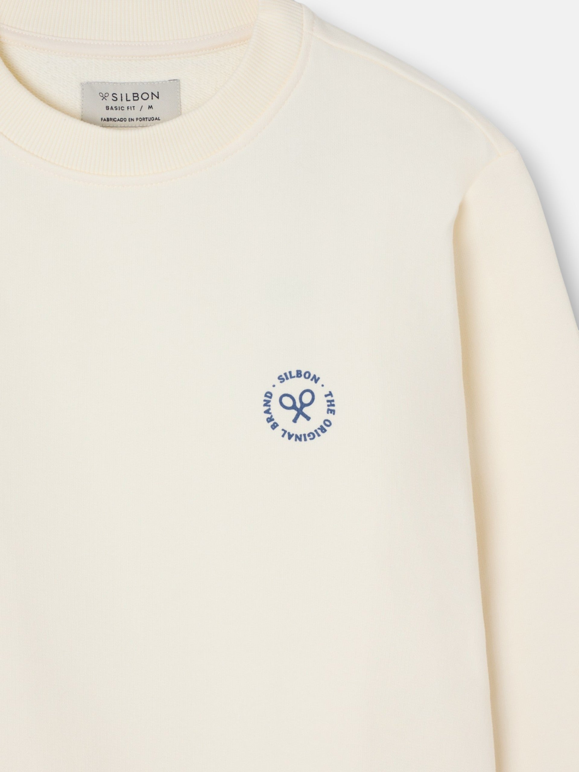 Sudadera traveller club crema