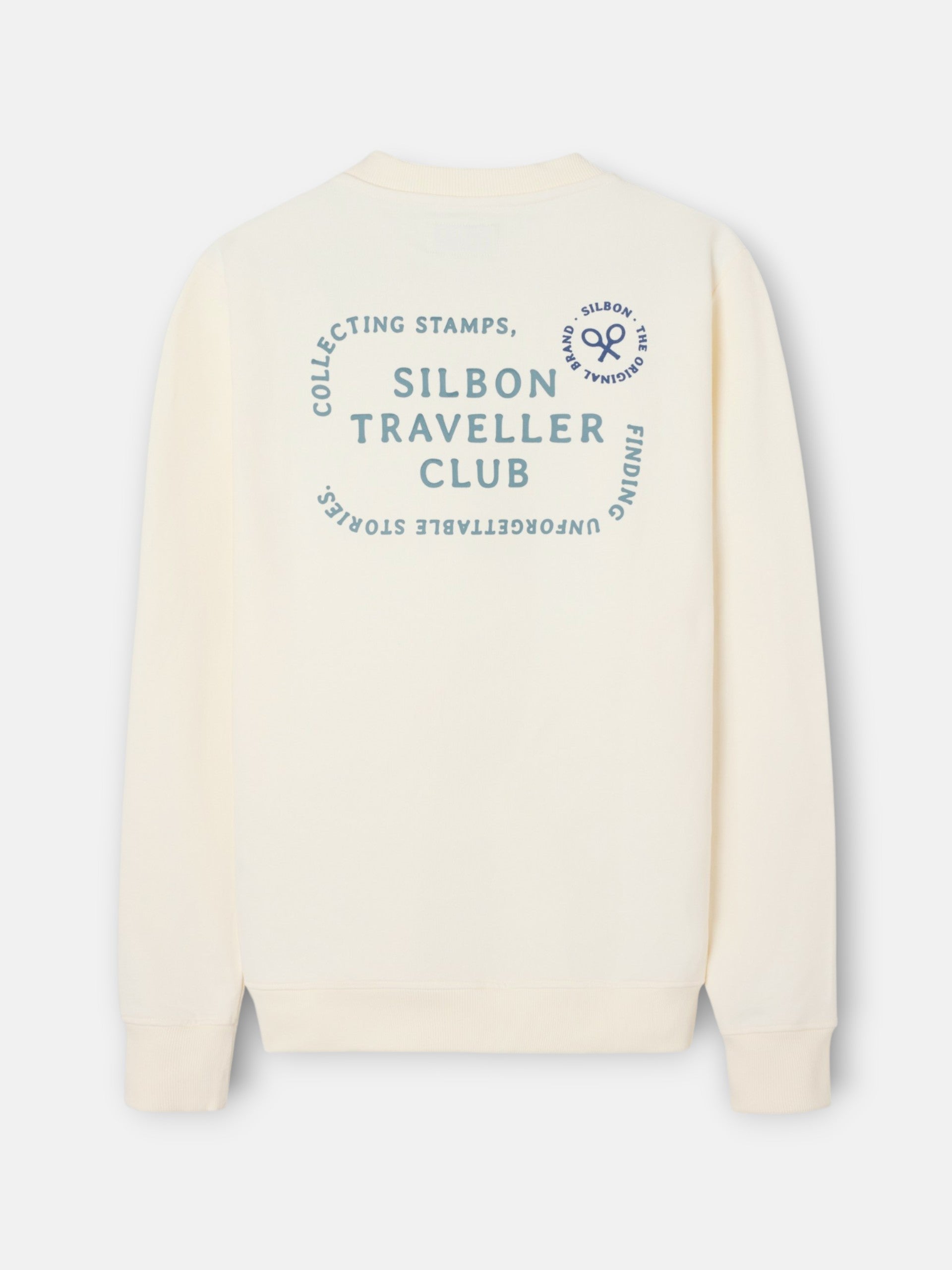 Sudadera traveller club crema