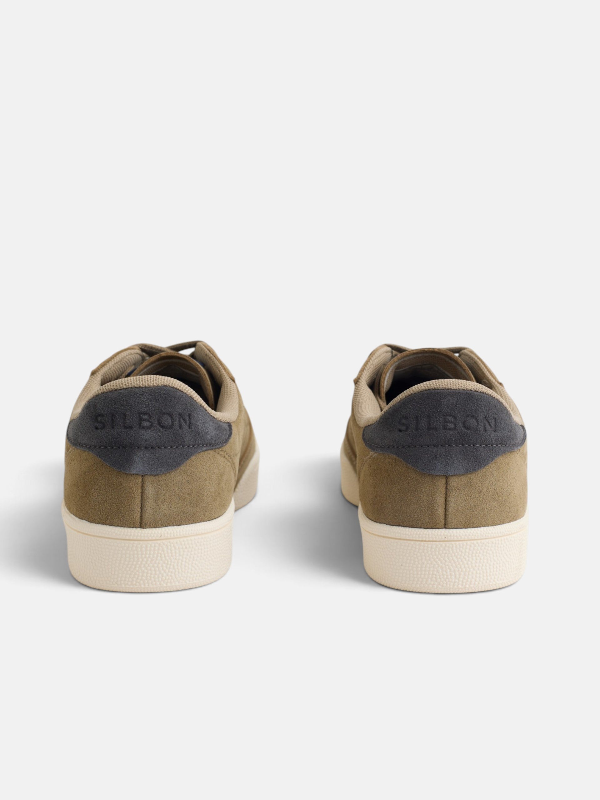 Green suede casual sneaker
