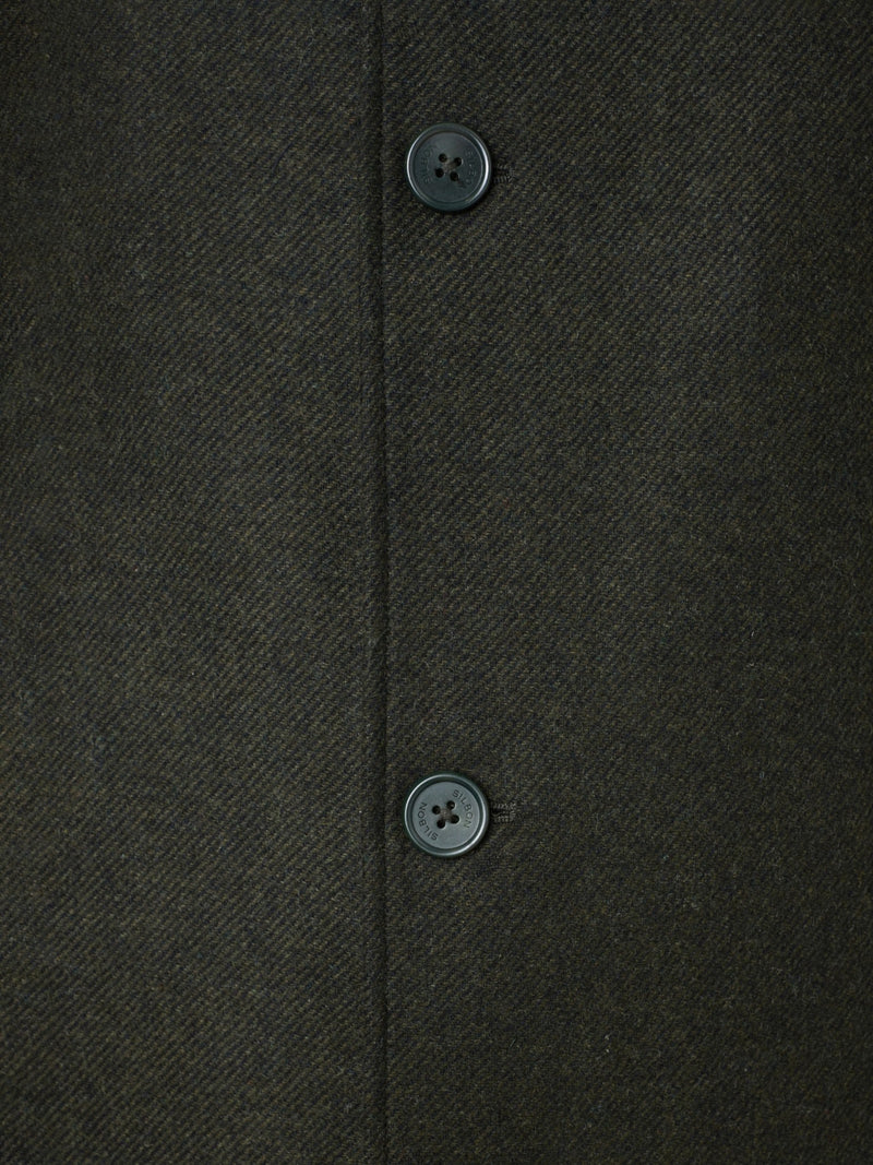 Straight green coat