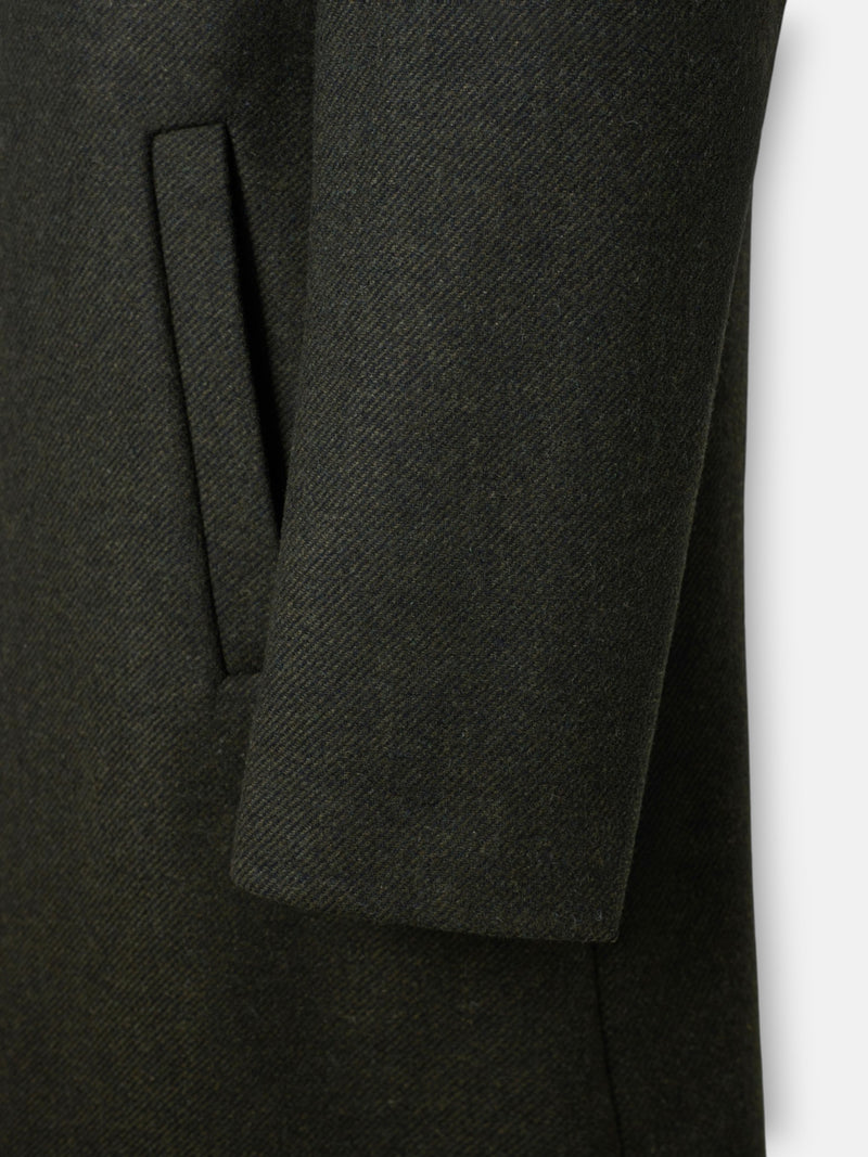 Straight green coat