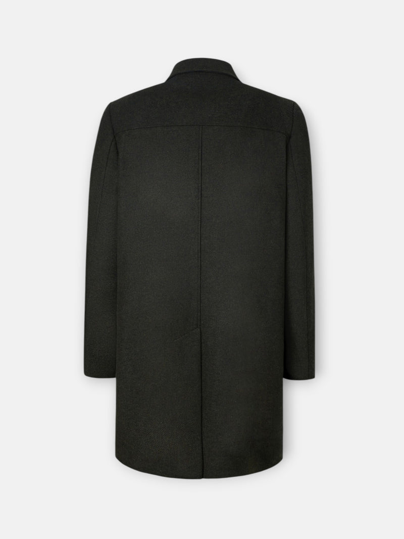 Straight green coat
