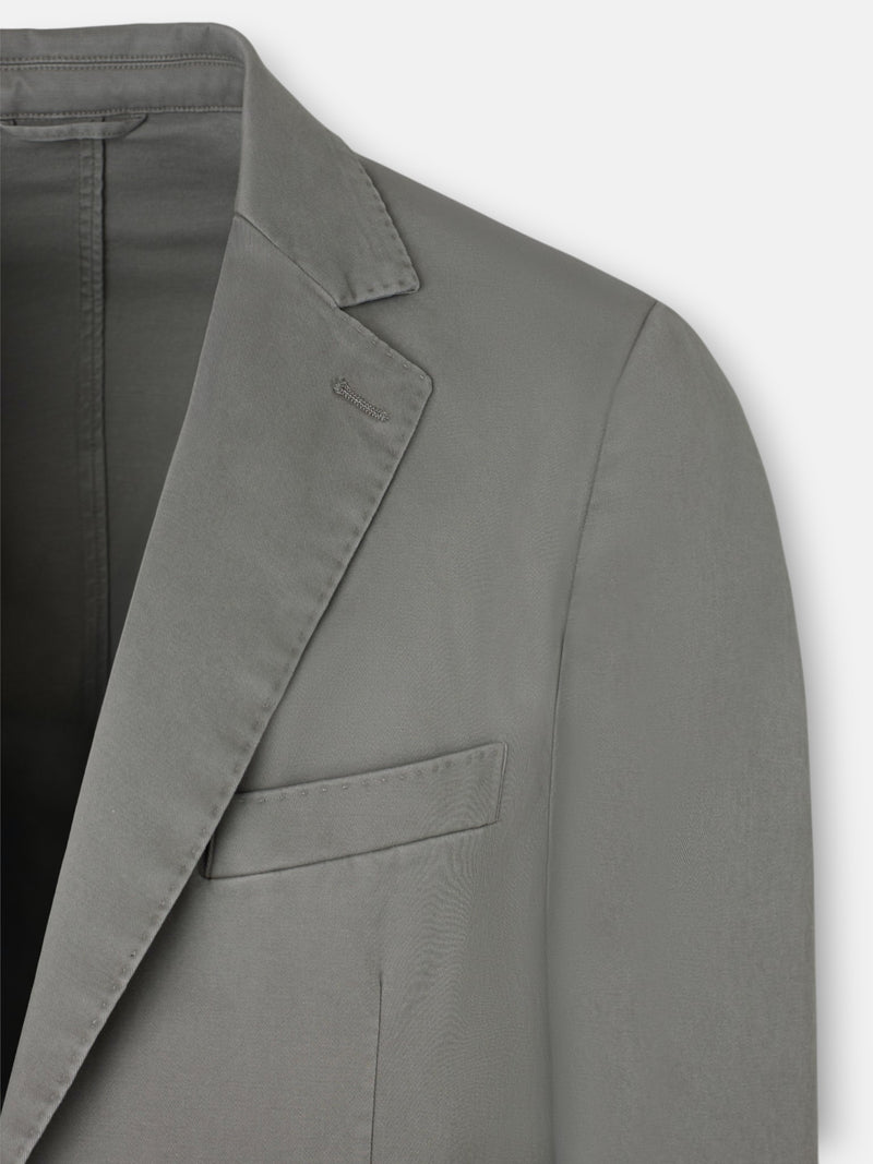 Veste décontractée droite kaki