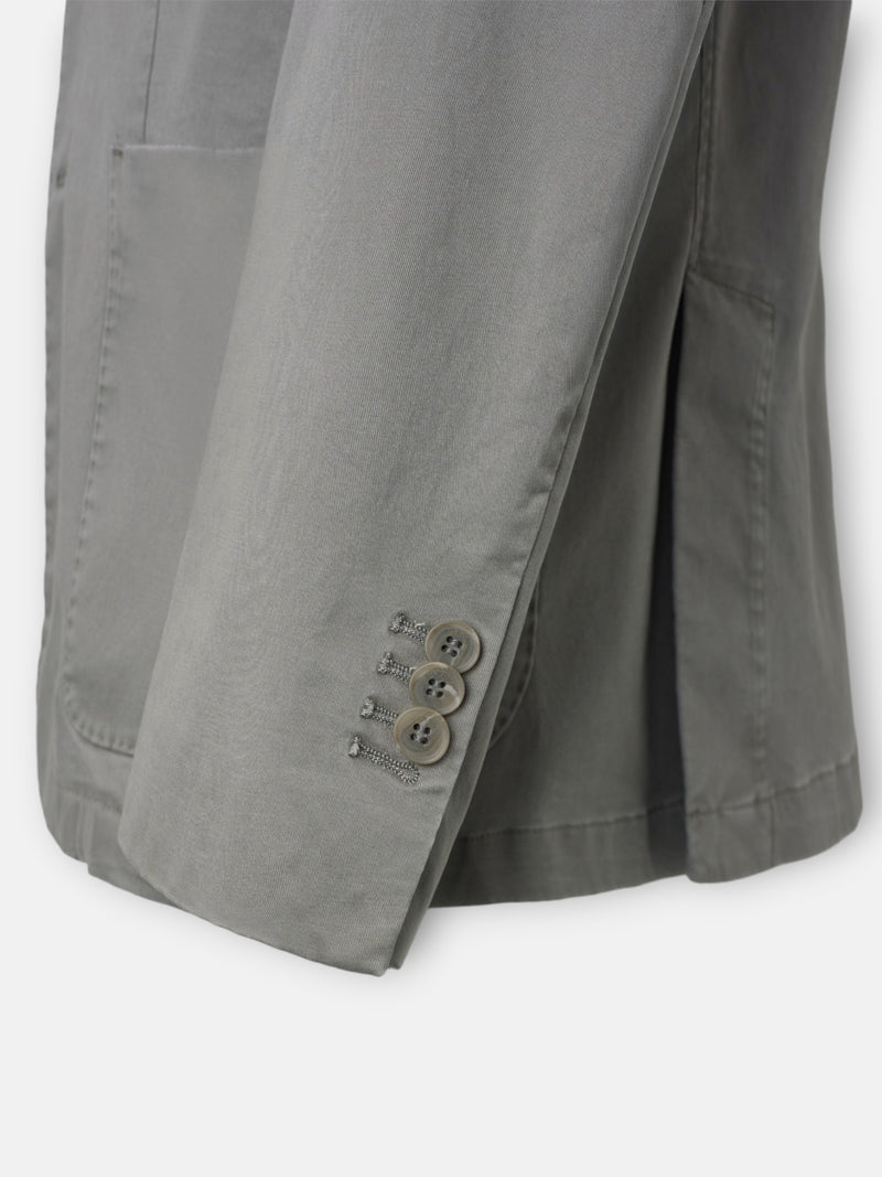 Veste décontractée droite kaki