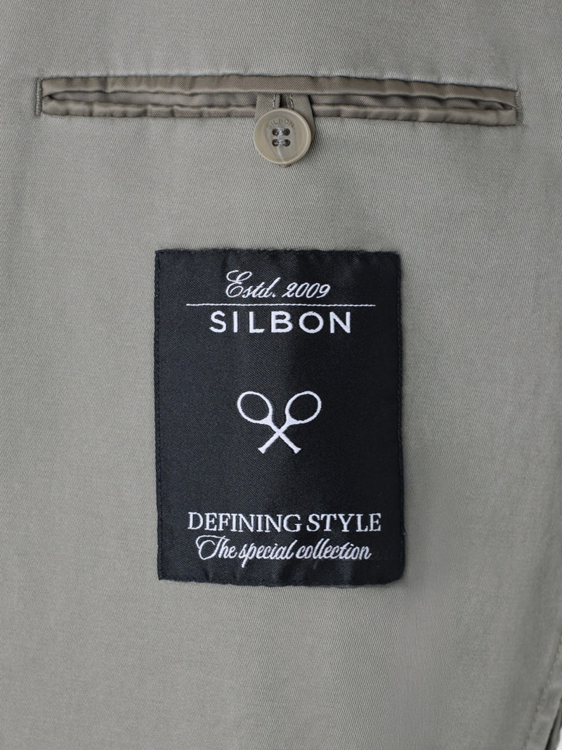 Veste décontractée droite kaki
