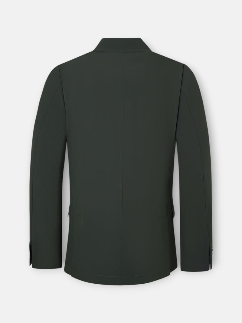 Green technical blazer