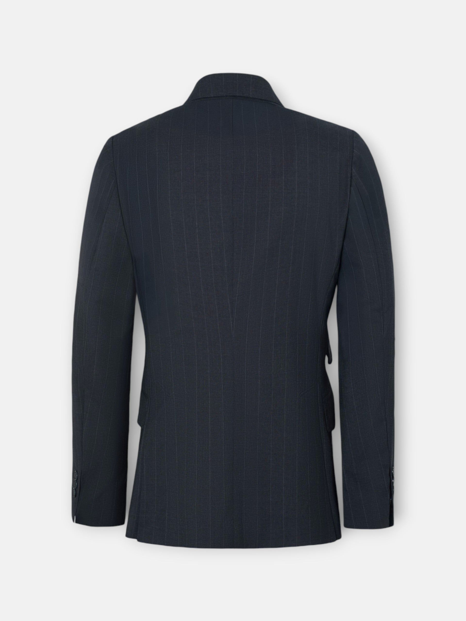 Americana traje raya diplomatica gris
