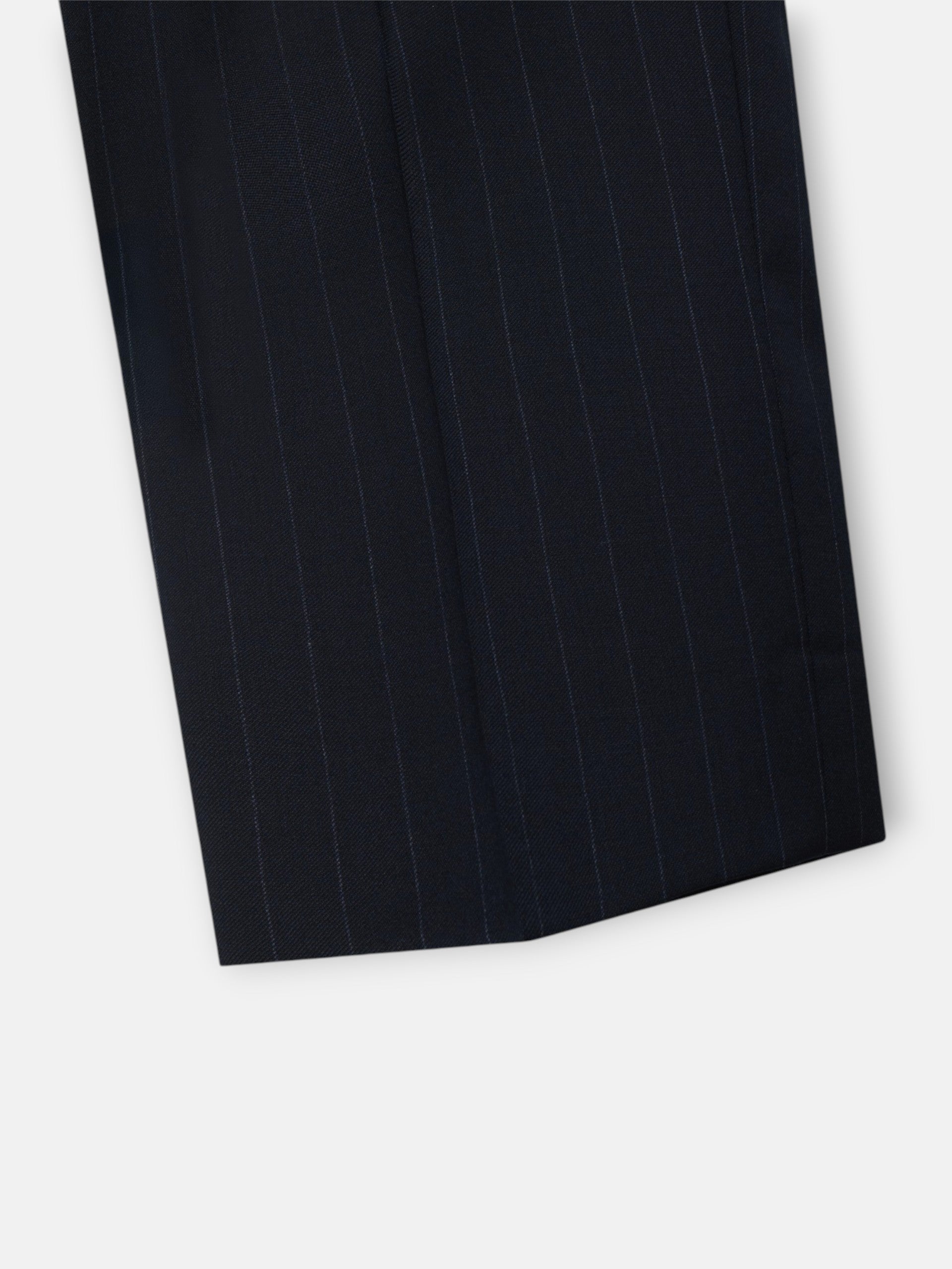 Pantalon traje cruzado raya diplomatica azul marino