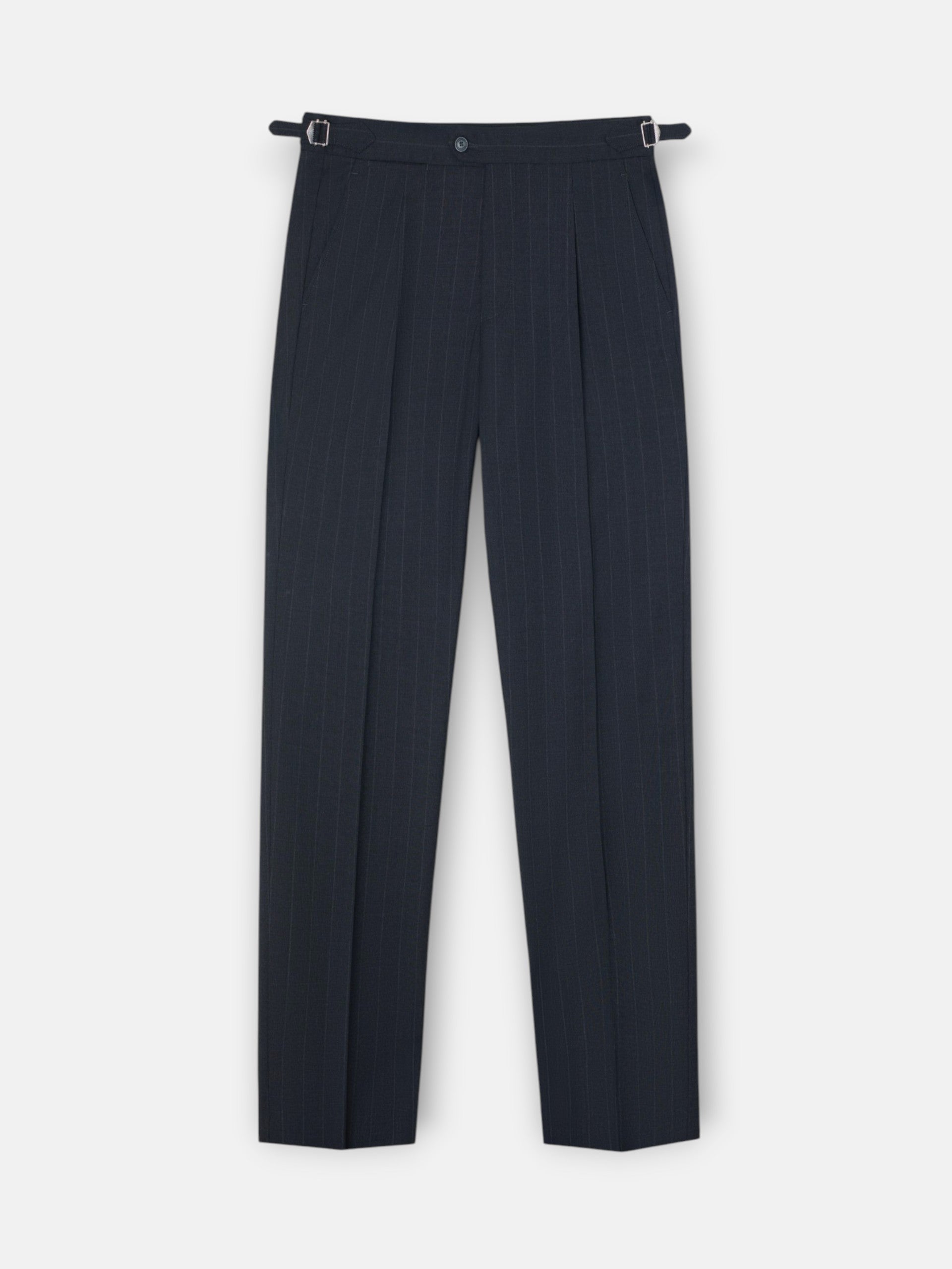 Pantalon traje raya diplomatica gris