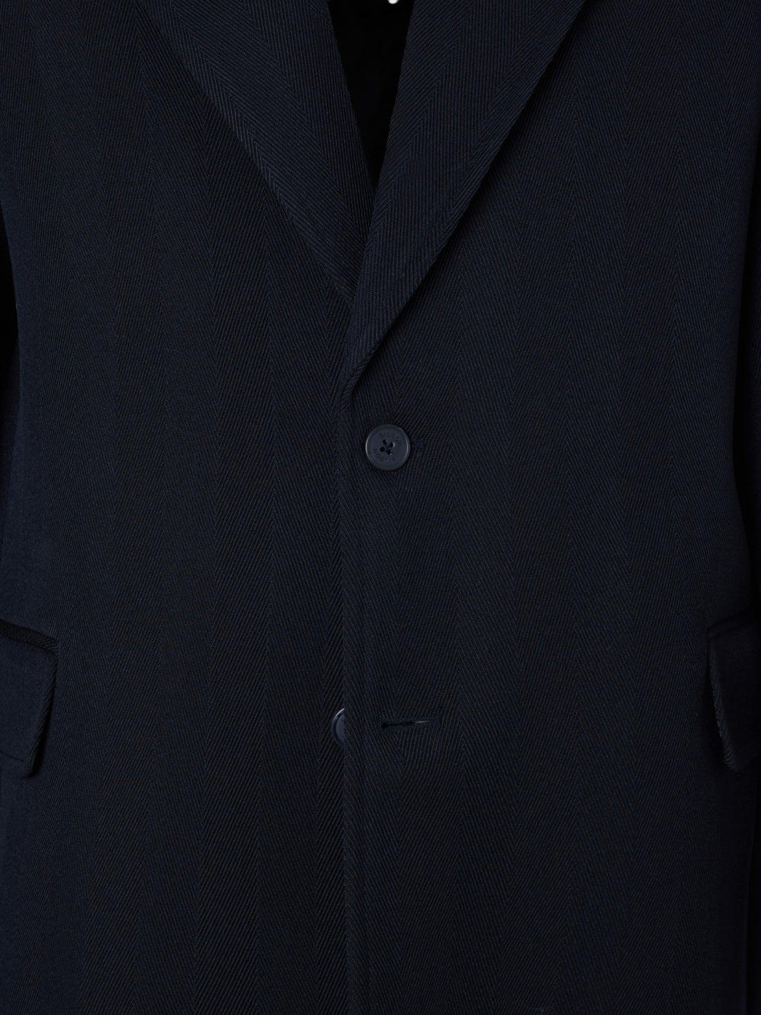 Abrigo unique espiga azul marino