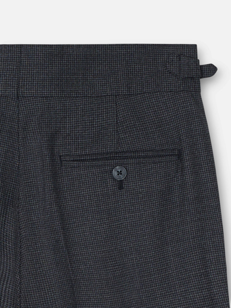 Pantalon traje unique pata de gallo gris