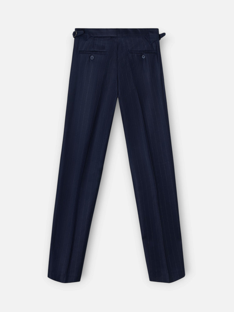 Pantalon unique diplomatico pinzas azul marino