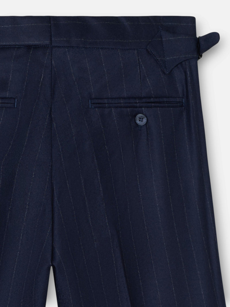 Pantalon unique diplomatico pinzas azul marino