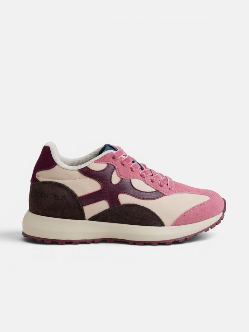 RACKETS09 sneakers in pink and off-white