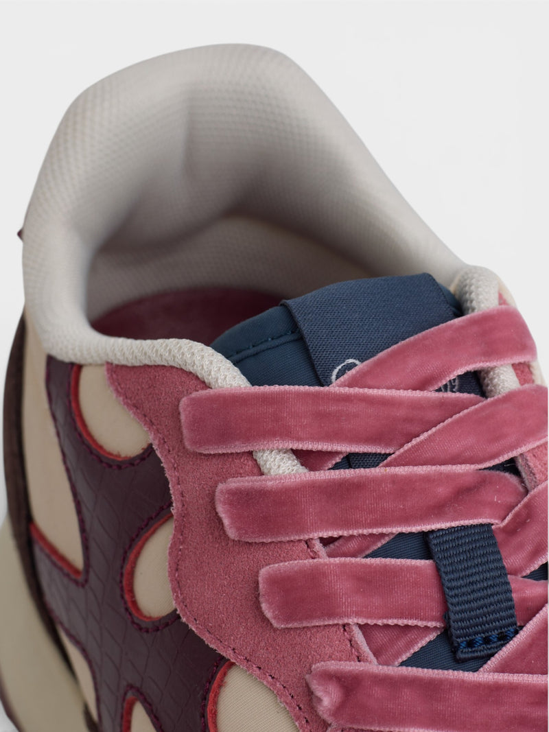 RACKETS09 sneakers in pink and off-white