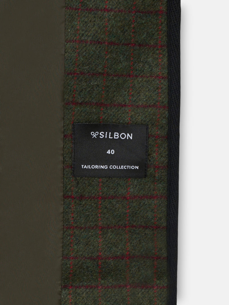 Short Austrian green checkered