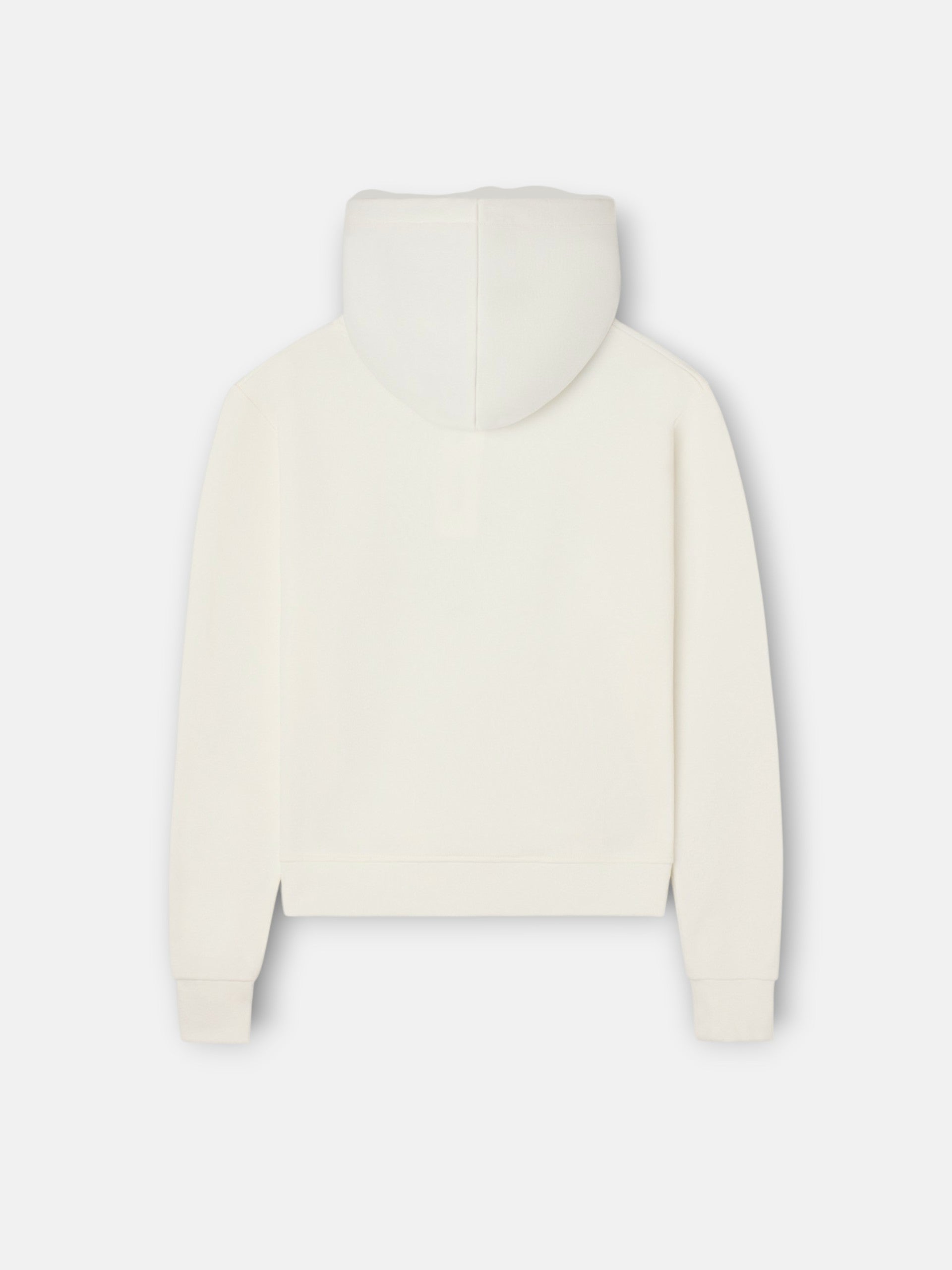Sudadera woman capucha raqueta estampado crudo