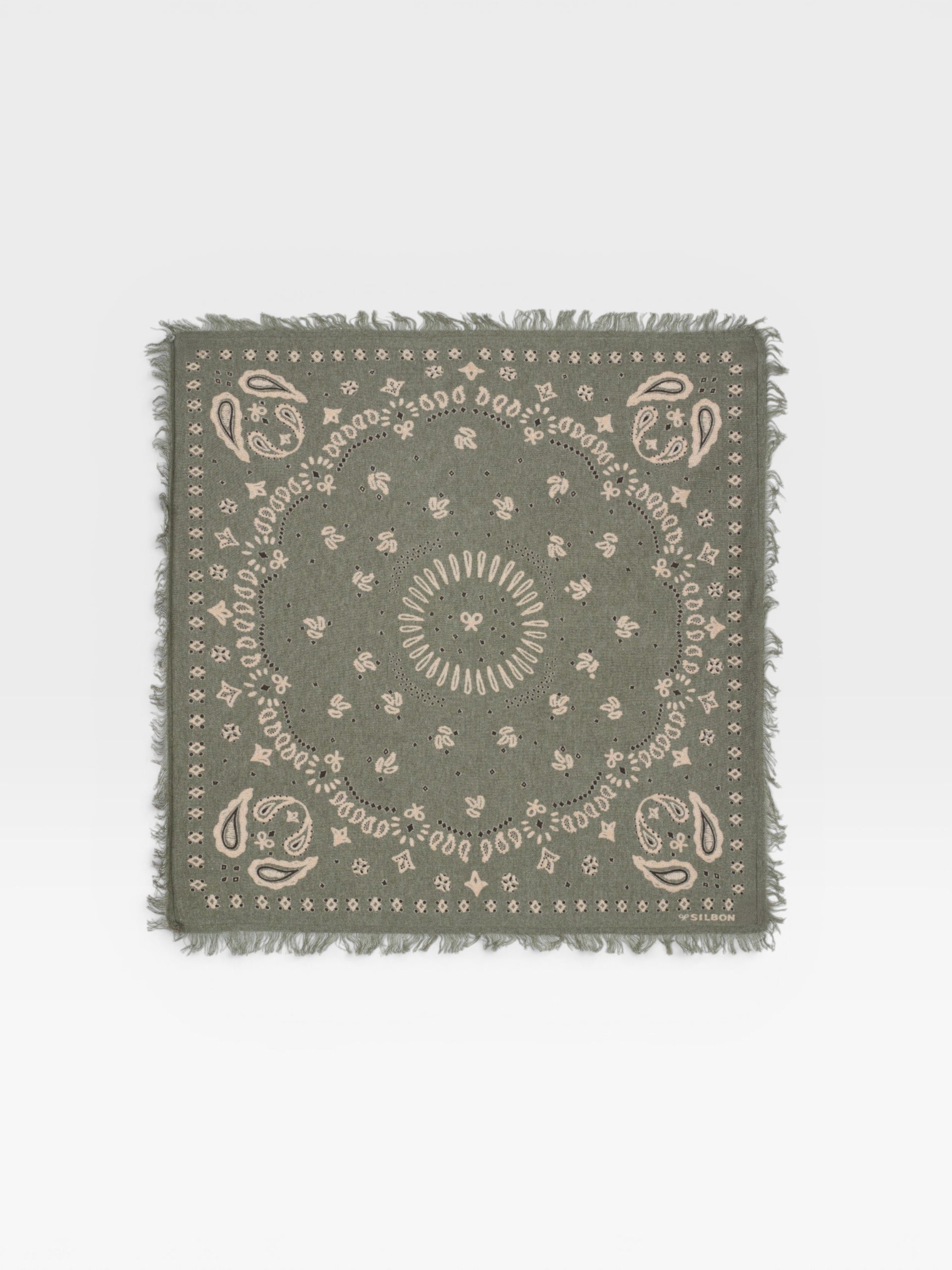 Petit bandana en maille vert