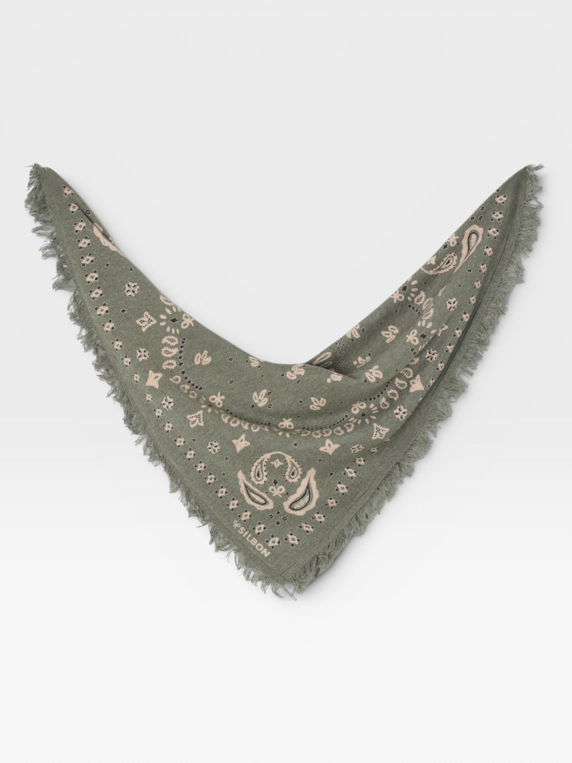 Petit bandana en maille vert