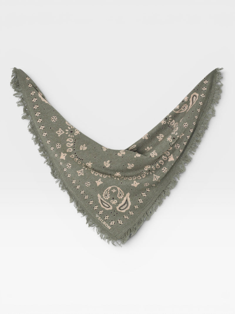 Petit bandana en maille vert