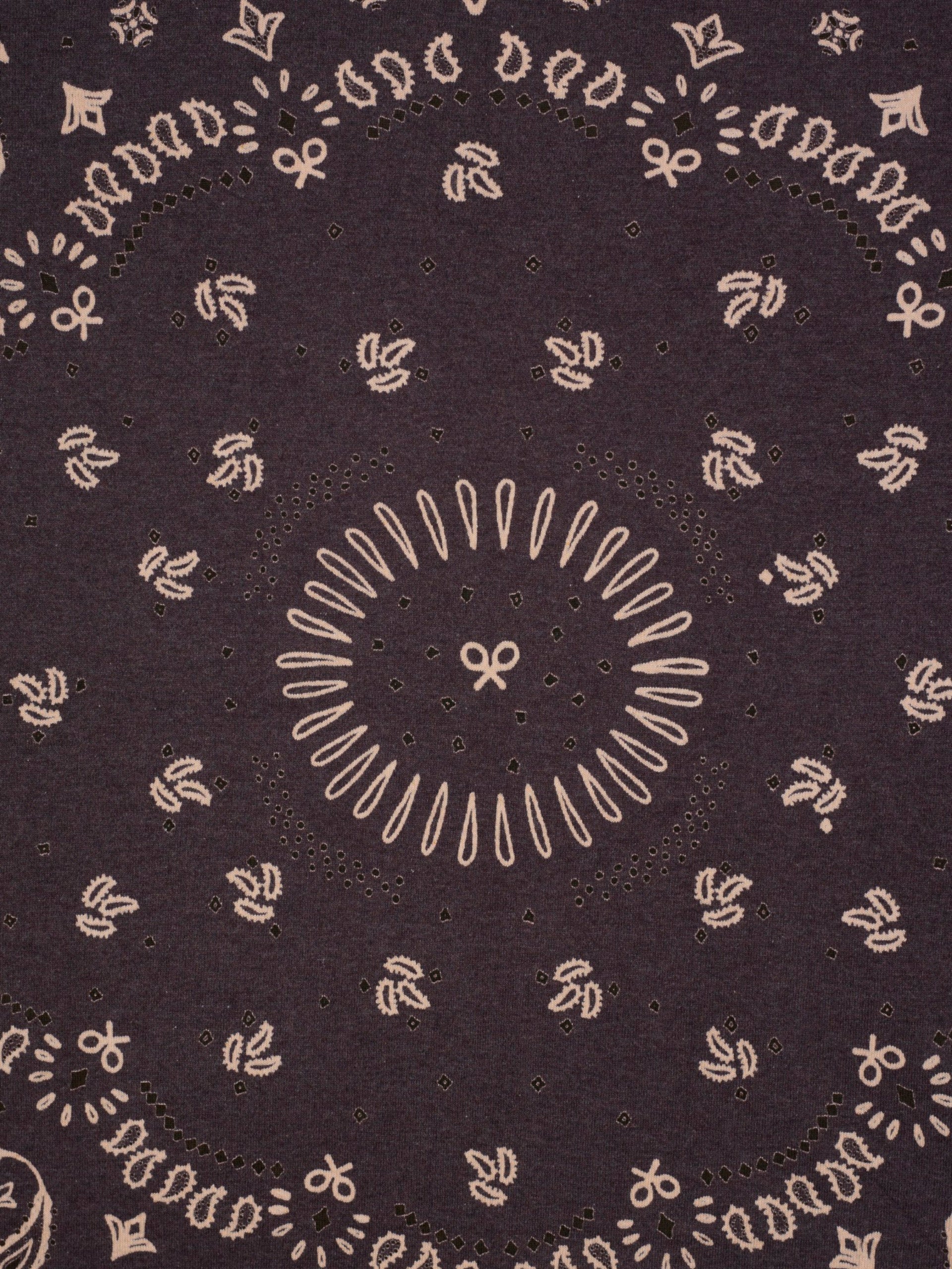 Grand bandana en maille marron