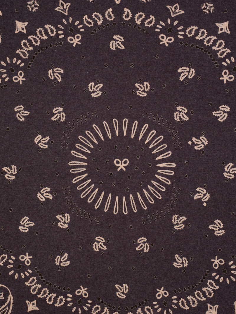 Grand bandana en maille marron