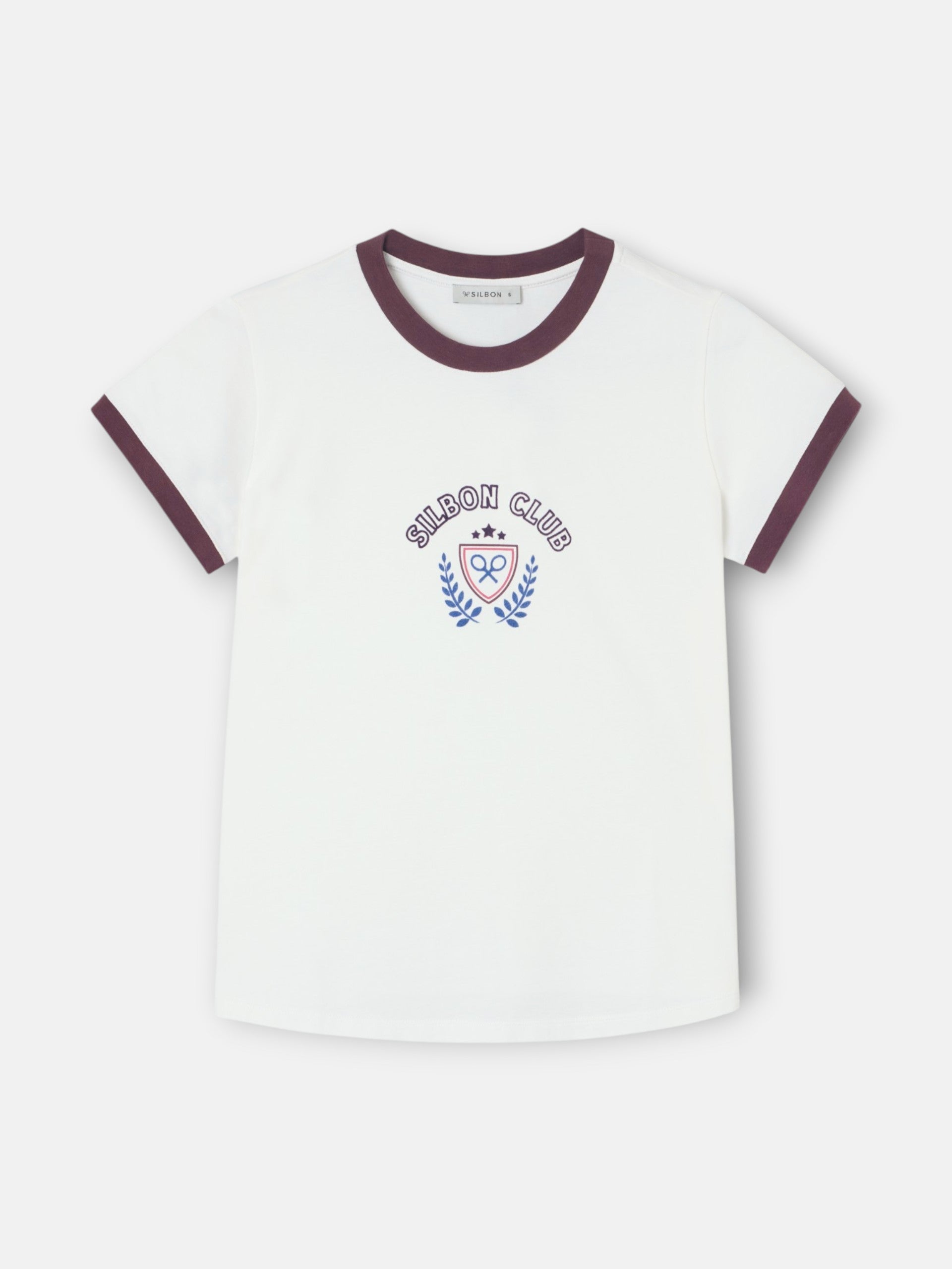 Camiseta woman silbon club crudo