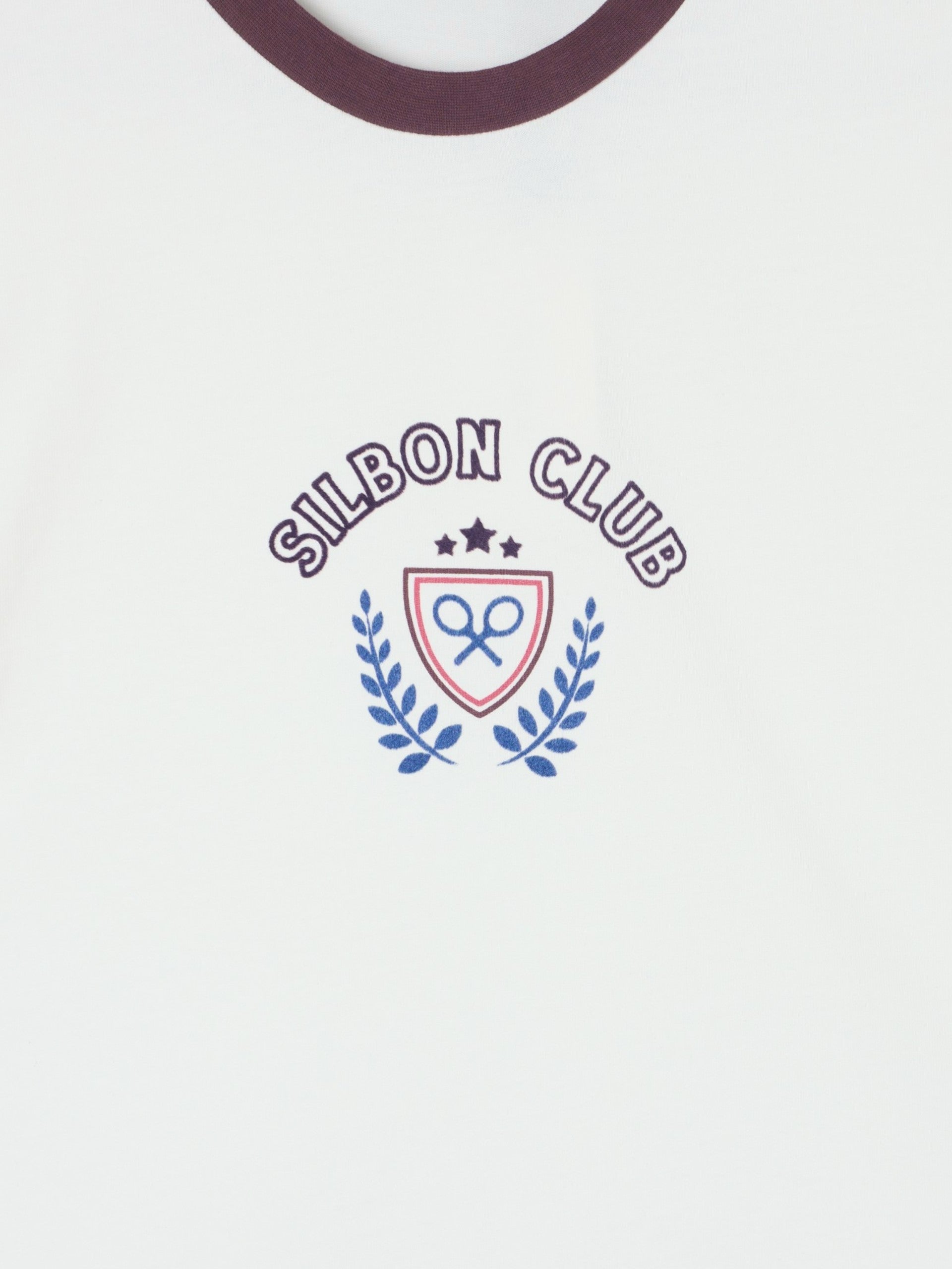 Camiseta woman silbon club crudo