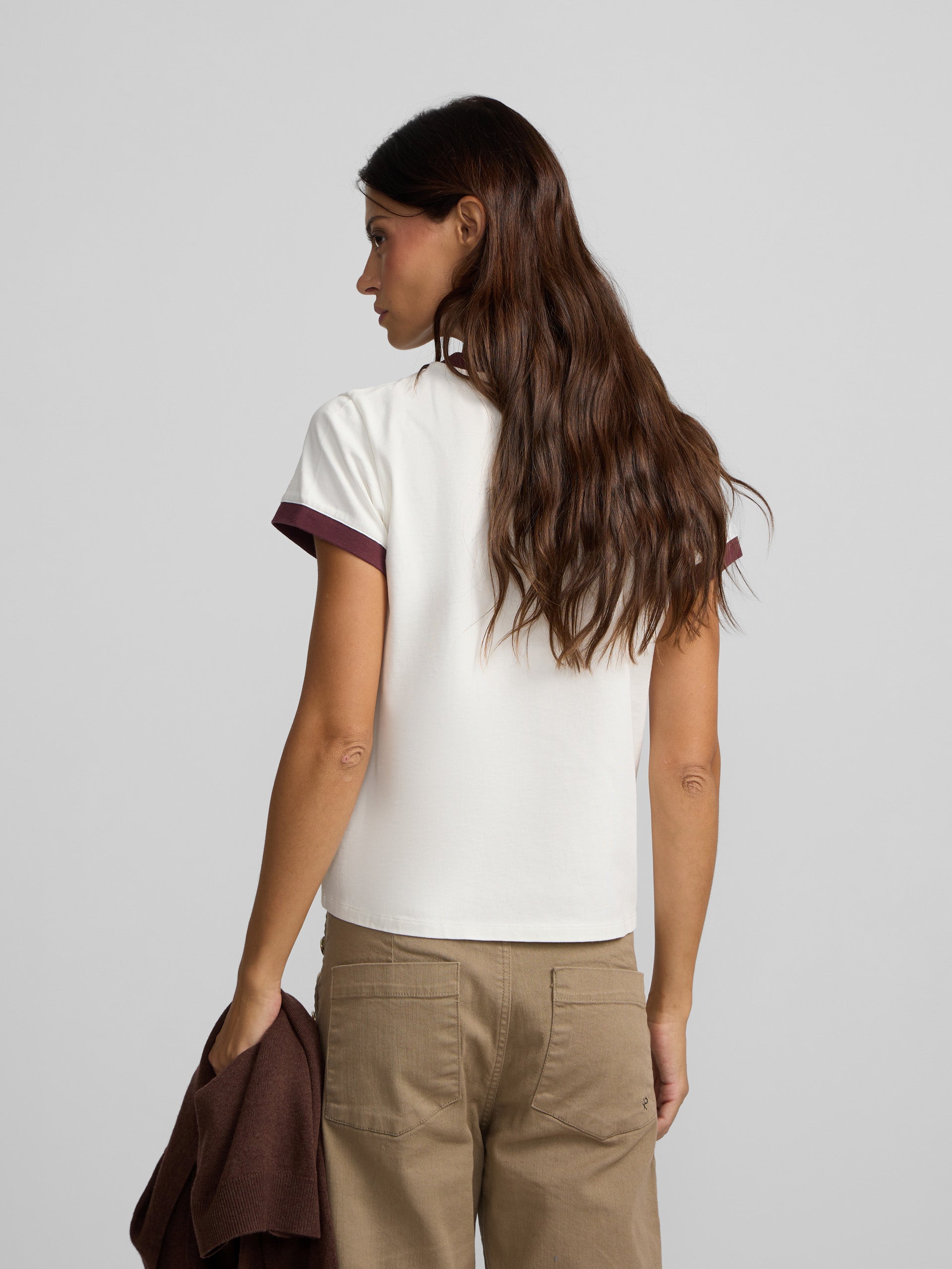 Camiseta woman silbon club crudo