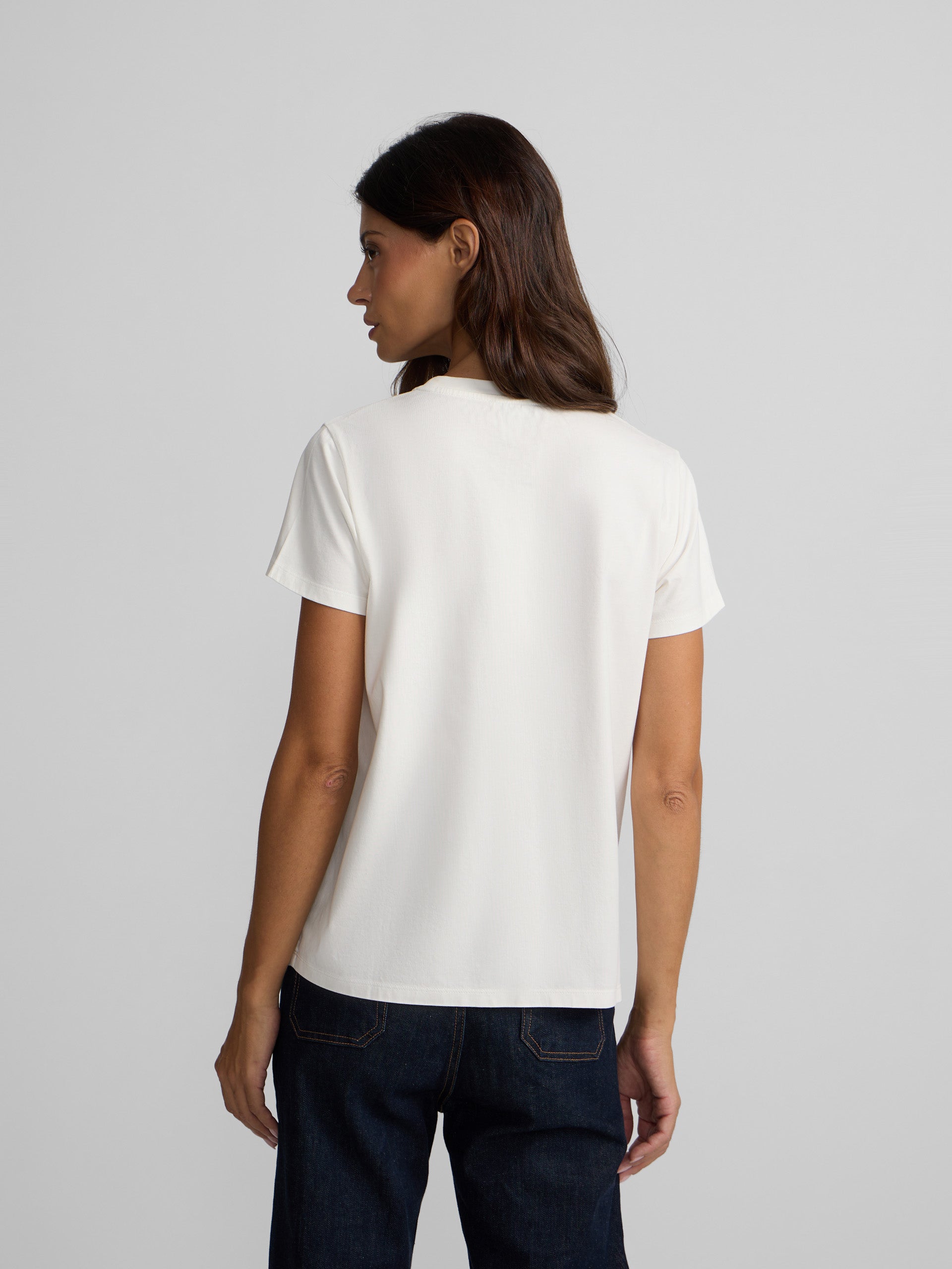 Camiseta woman lucky love crudo